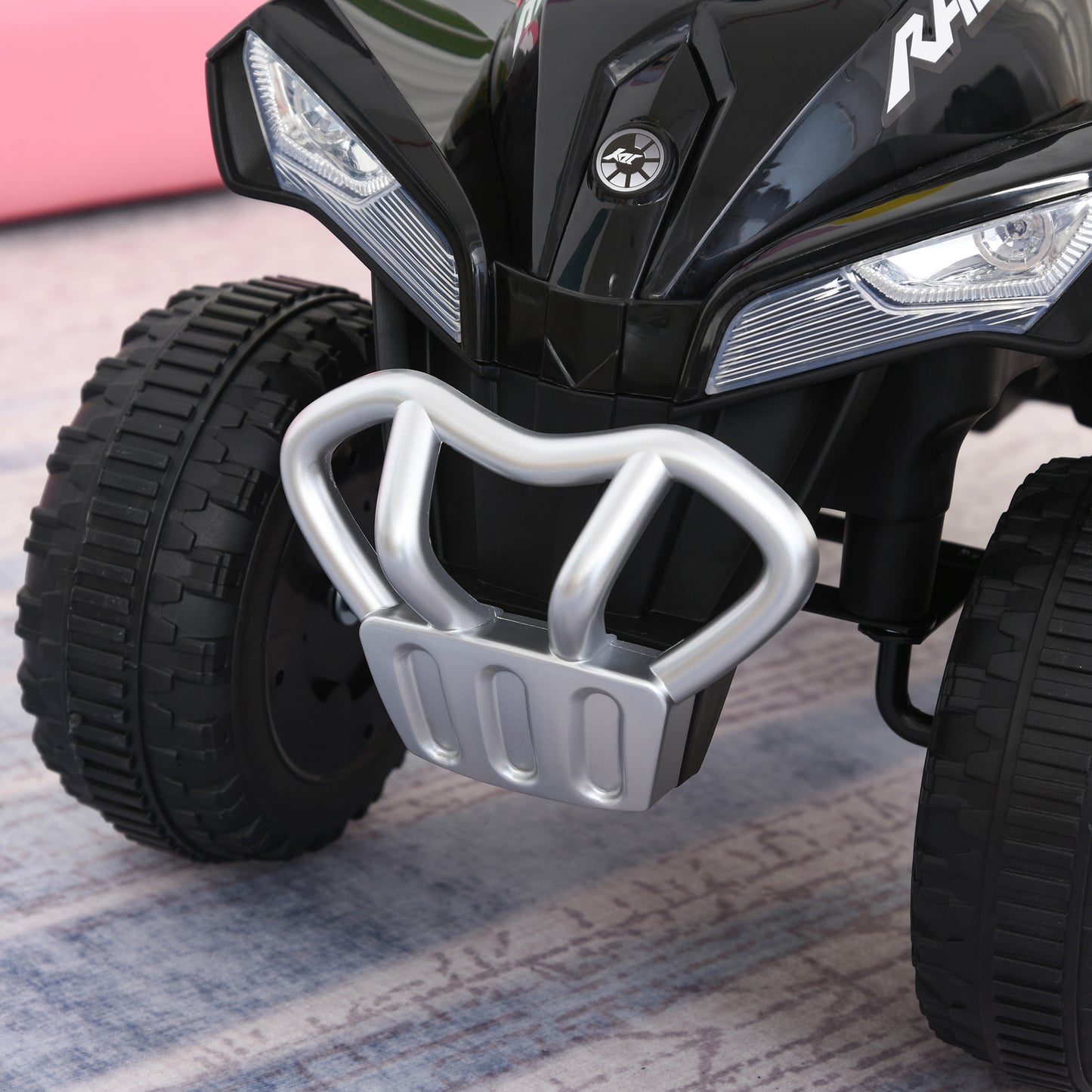 No Power Kids Ride on Toy Foot-to-Floor Sliding Quad for 18-36 Months