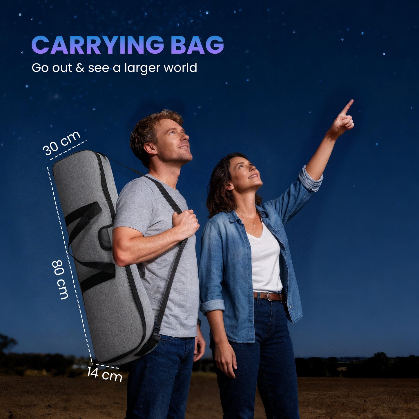 Astronomy Telescope for Adults and Beginners with 80 mm Aperture