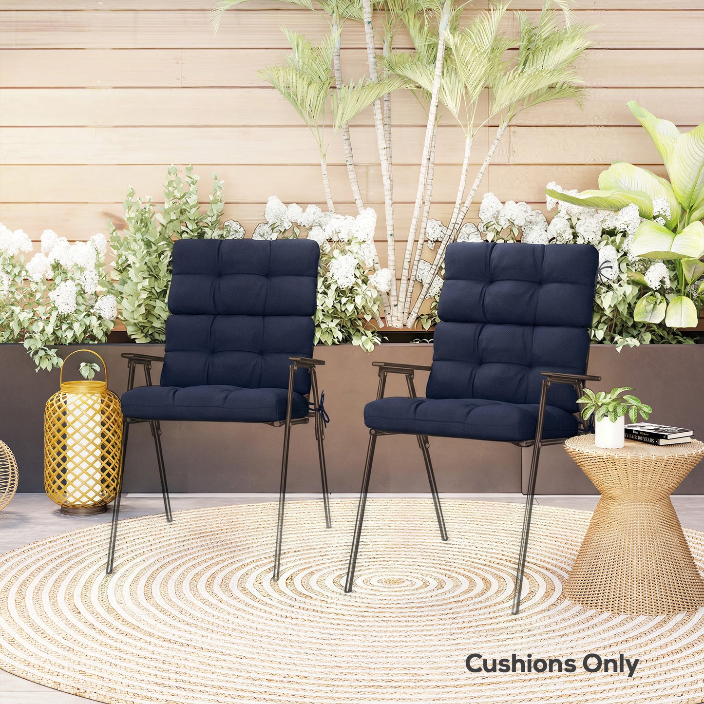 2-Piece Seat Cushion Replacement with Backrest (3)