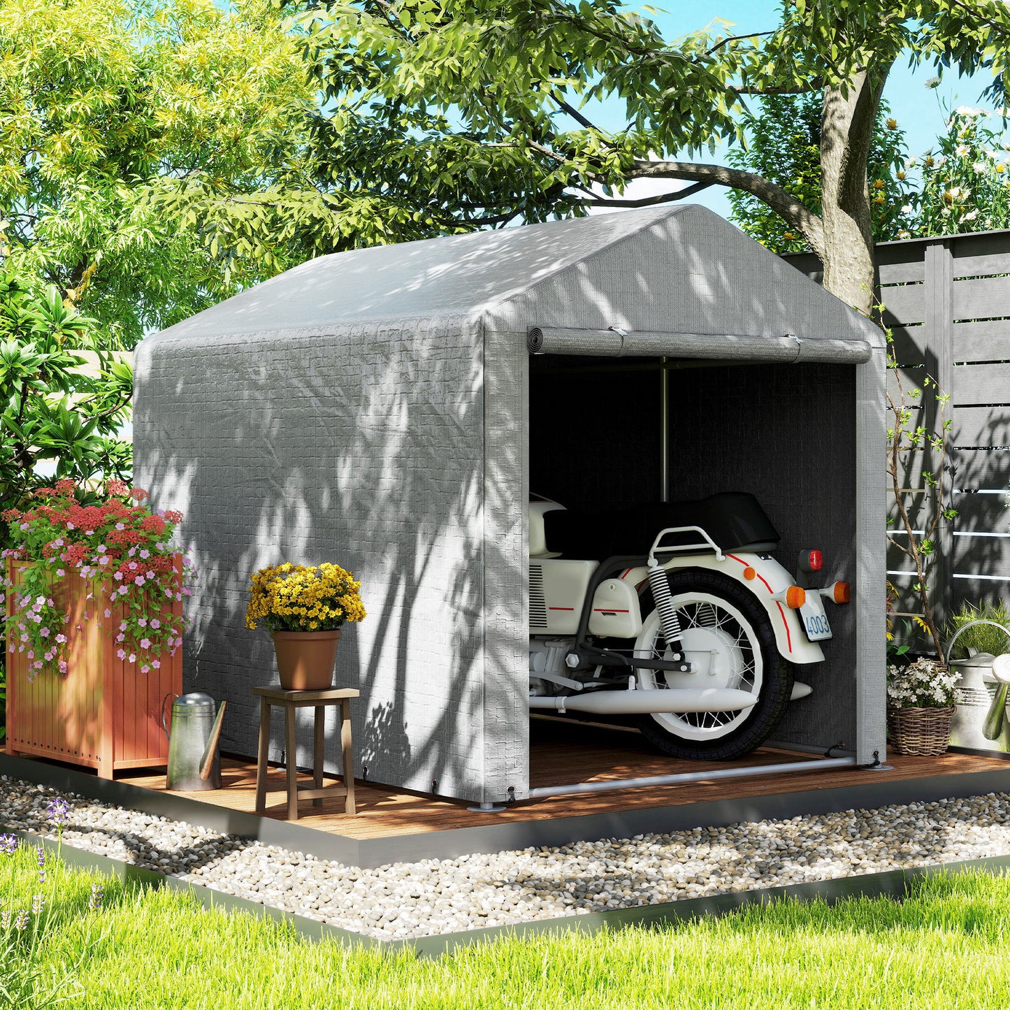 2.2 x 1.6 m Outdoor Storage Tent, with Accessories