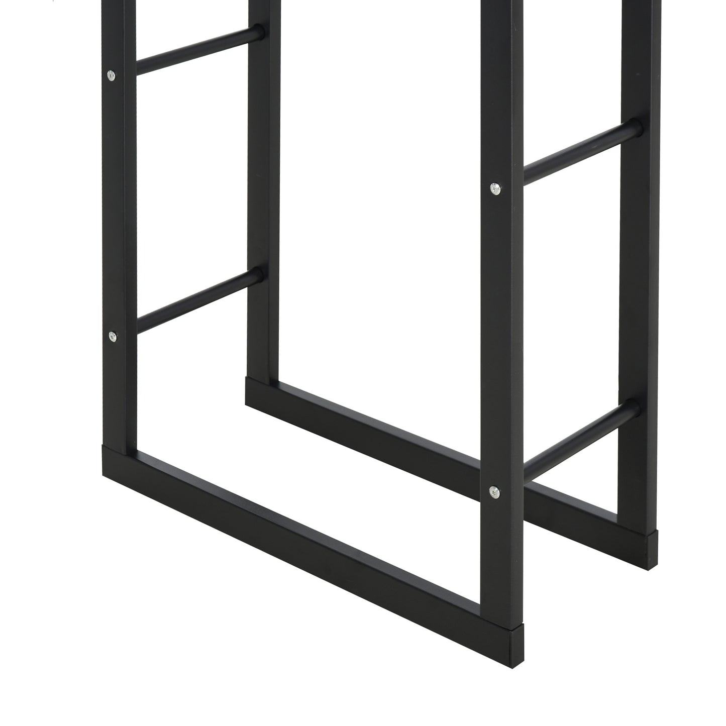Metal Firewood Log Holder Tall Firewood Rack Indoor Outdoor (1)