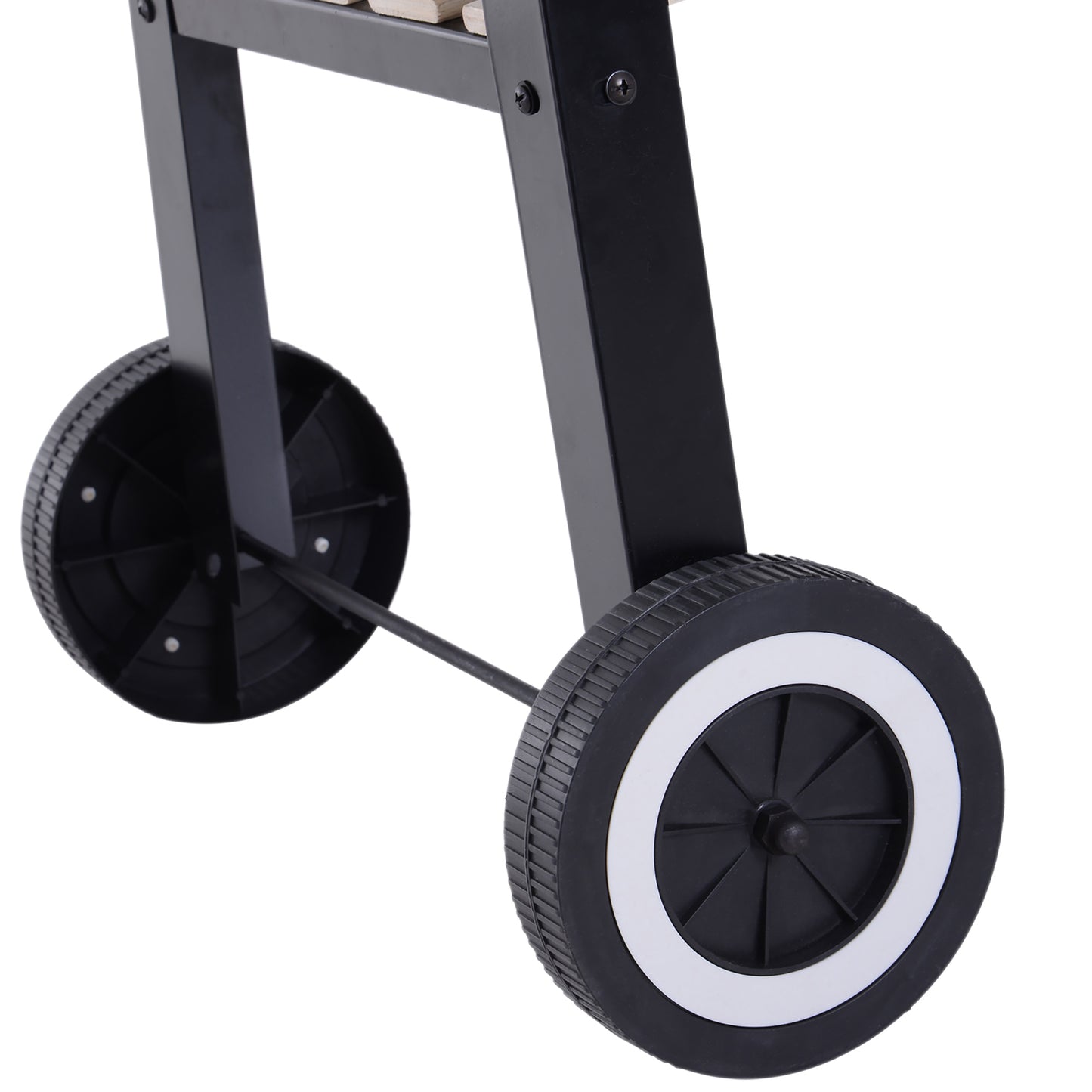 Trolley Charcoal BBQ Barbecue Grill Outdoor Patio Garden Heating