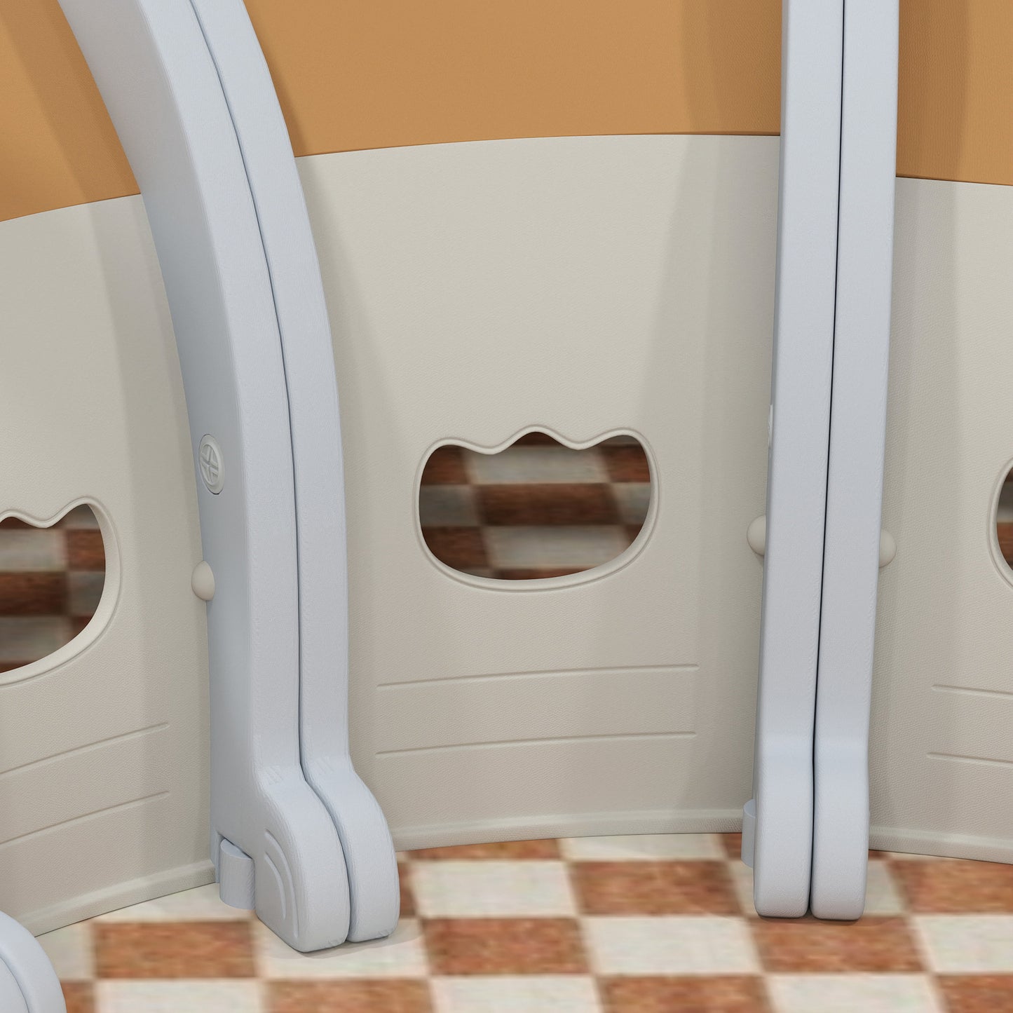 Monkey-Design Kids Play Tunnel for Crawling, Climbing