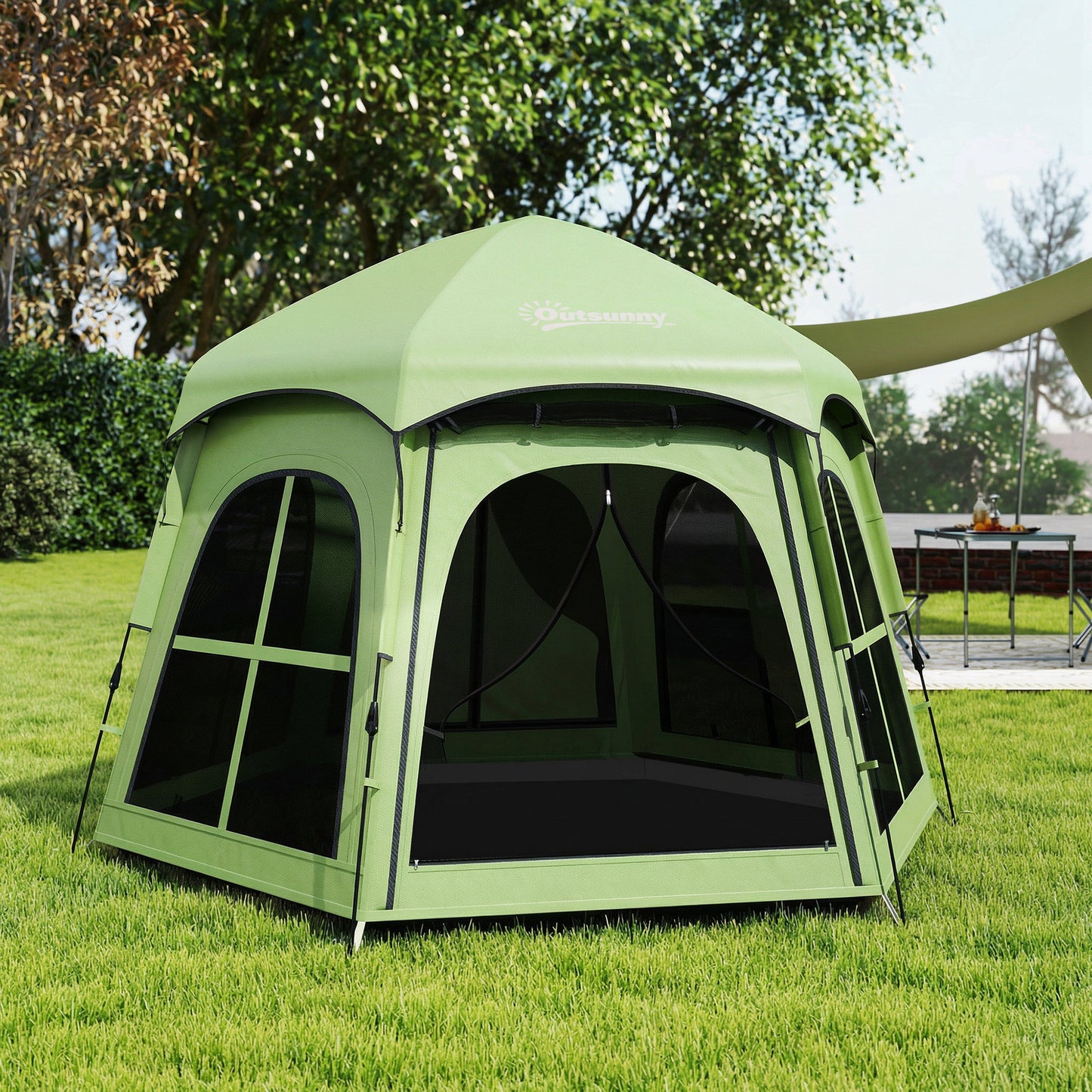 Pop Up Tent 3000mm Waterproof Instant Camping Tent 3-4 Person
