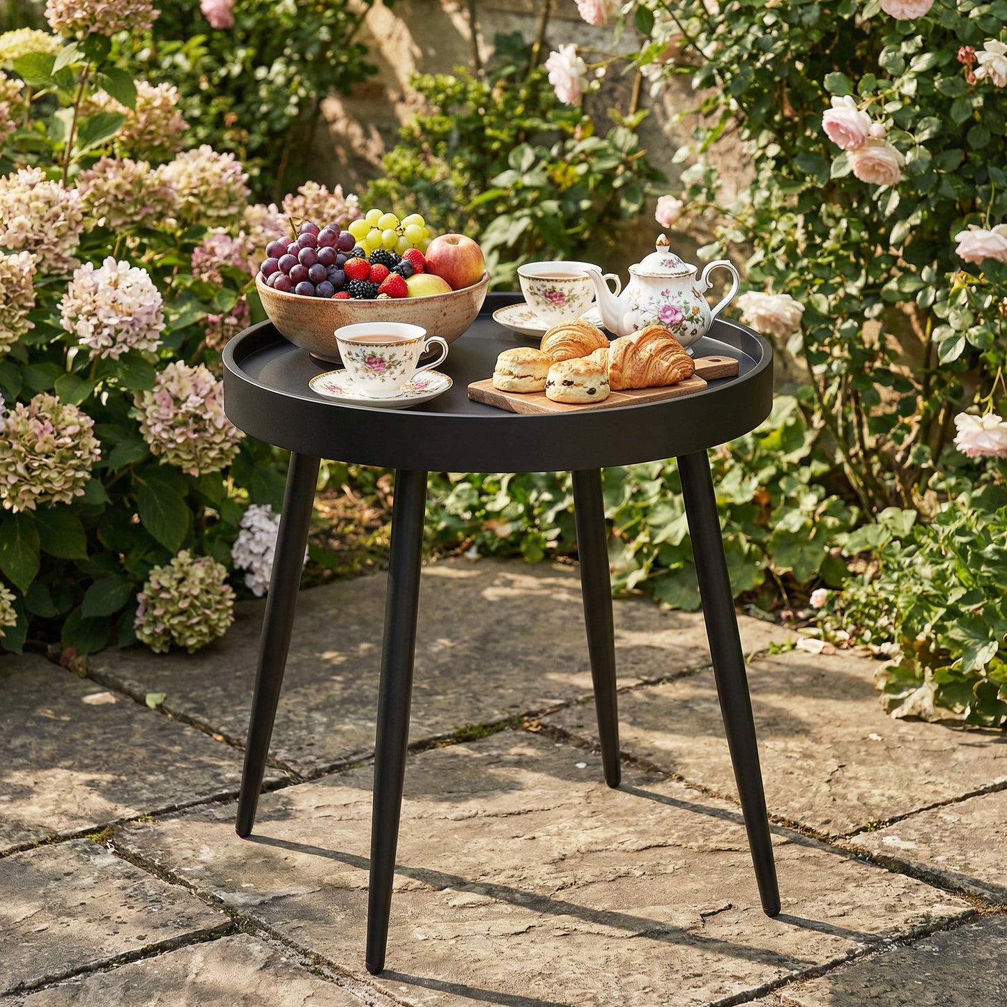49.5 cm Round Garden Table