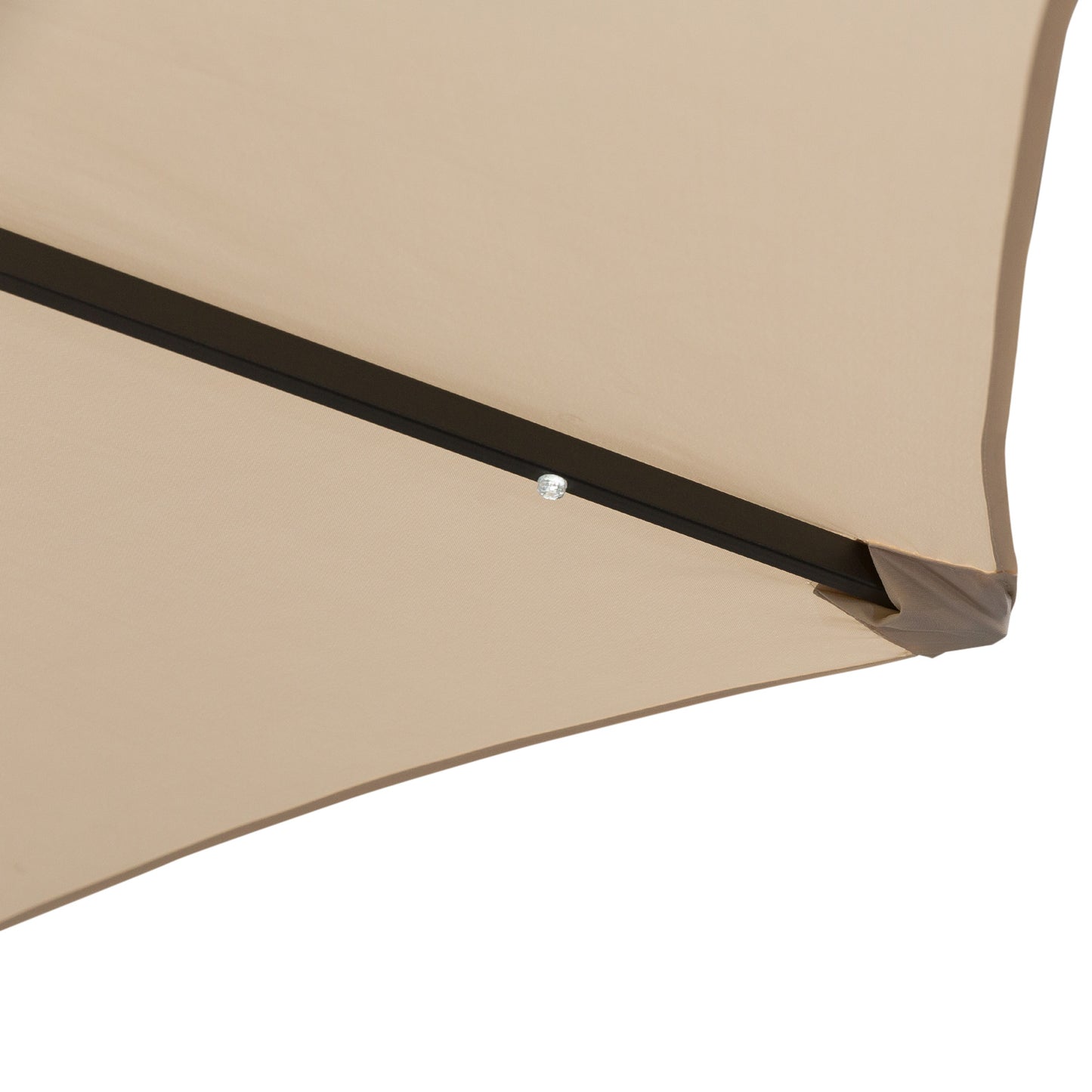 2.7m Patio Garden Umbrella Outdoor Parasol with Tilt Crank (1)