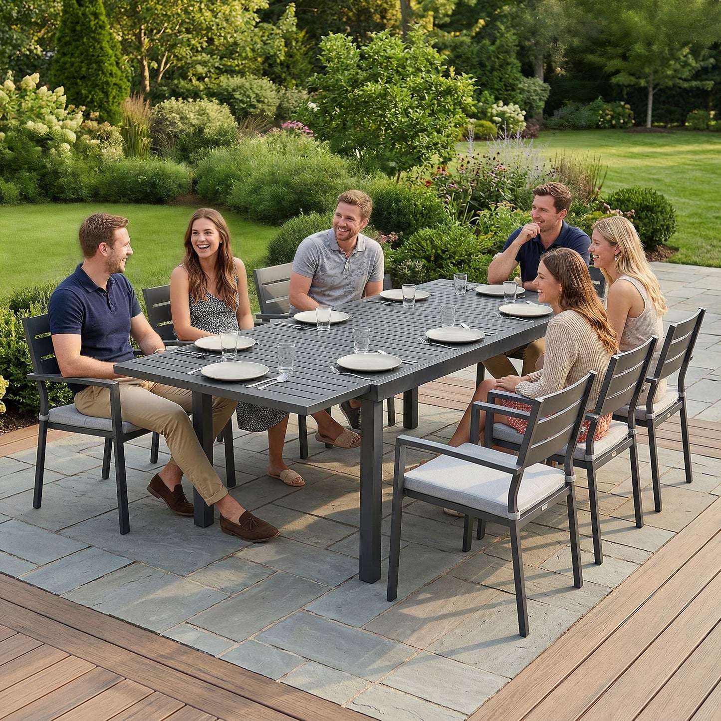 Extending Garden Table for 6-8 People