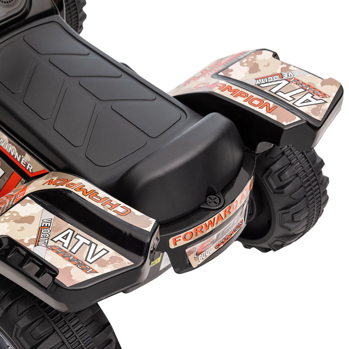 Kids Ride-on Four Wheeler ATV Car with Real Working Headlights