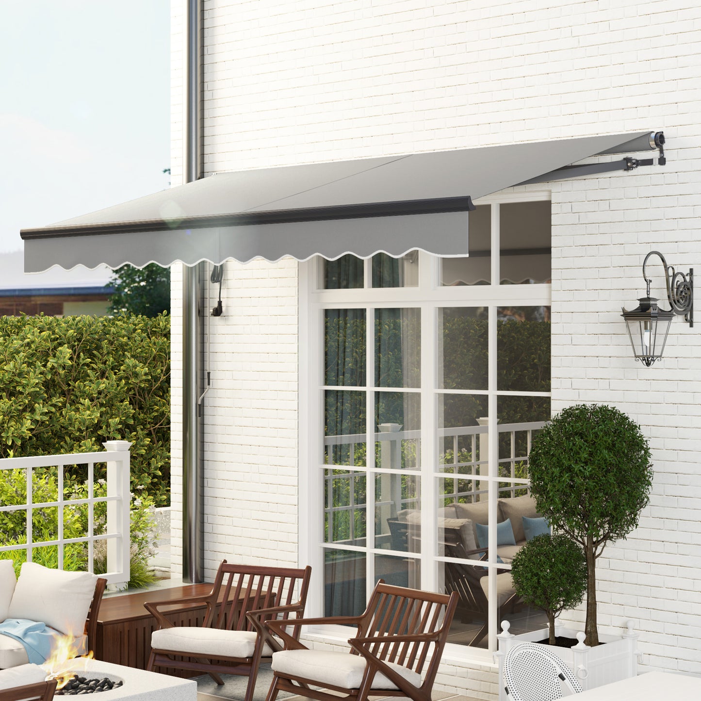 3.5 x 3m Electric/Manual Awning, with Remote