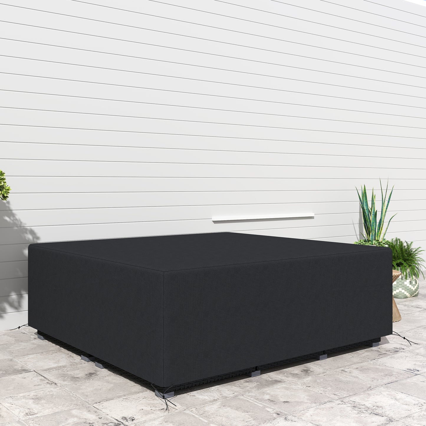600D Oxford Outdoor Garden Furniture Sofa Set Cover (1)