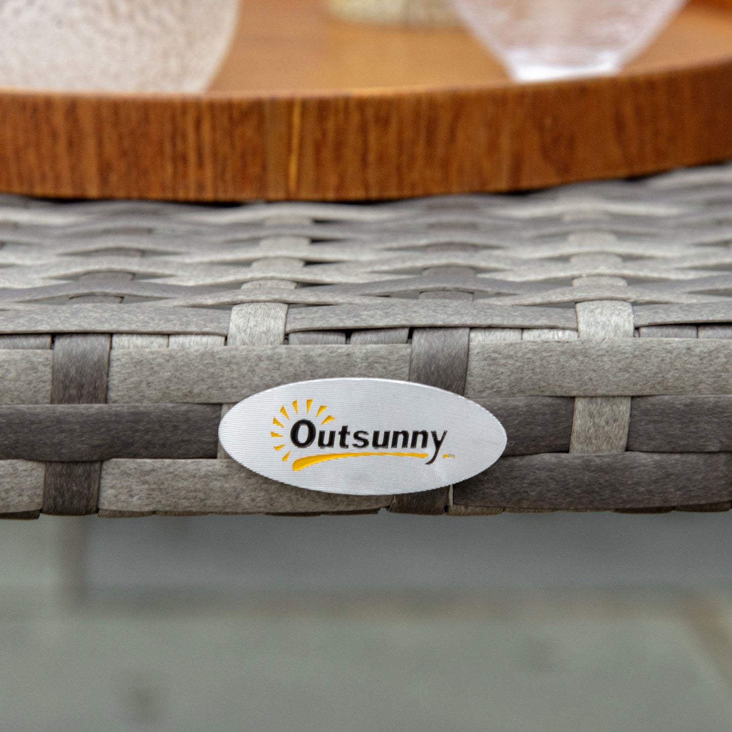 PE Wicker Rattan Garden Coffee Table