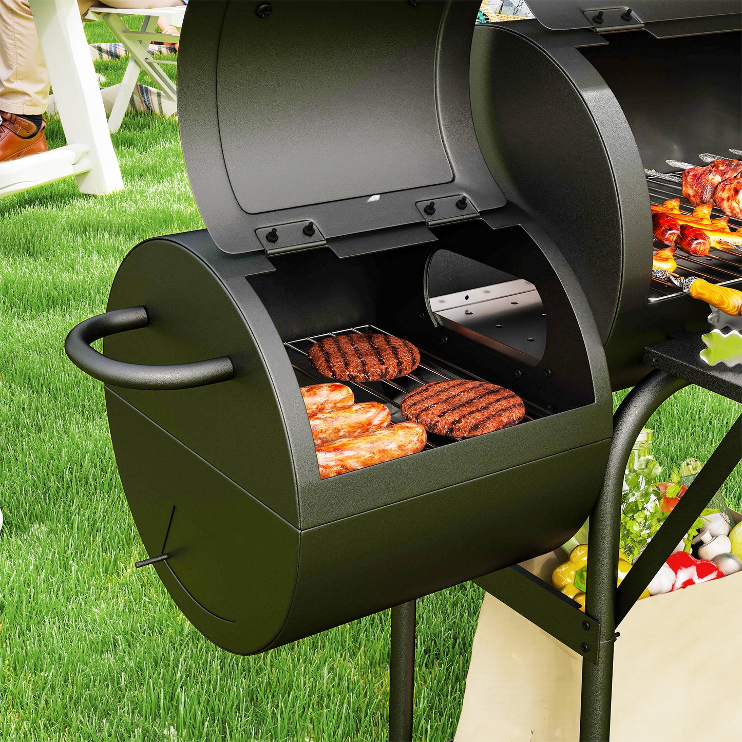 Barbecue Grill Portable Outdoor Charcoal BBQ Grill