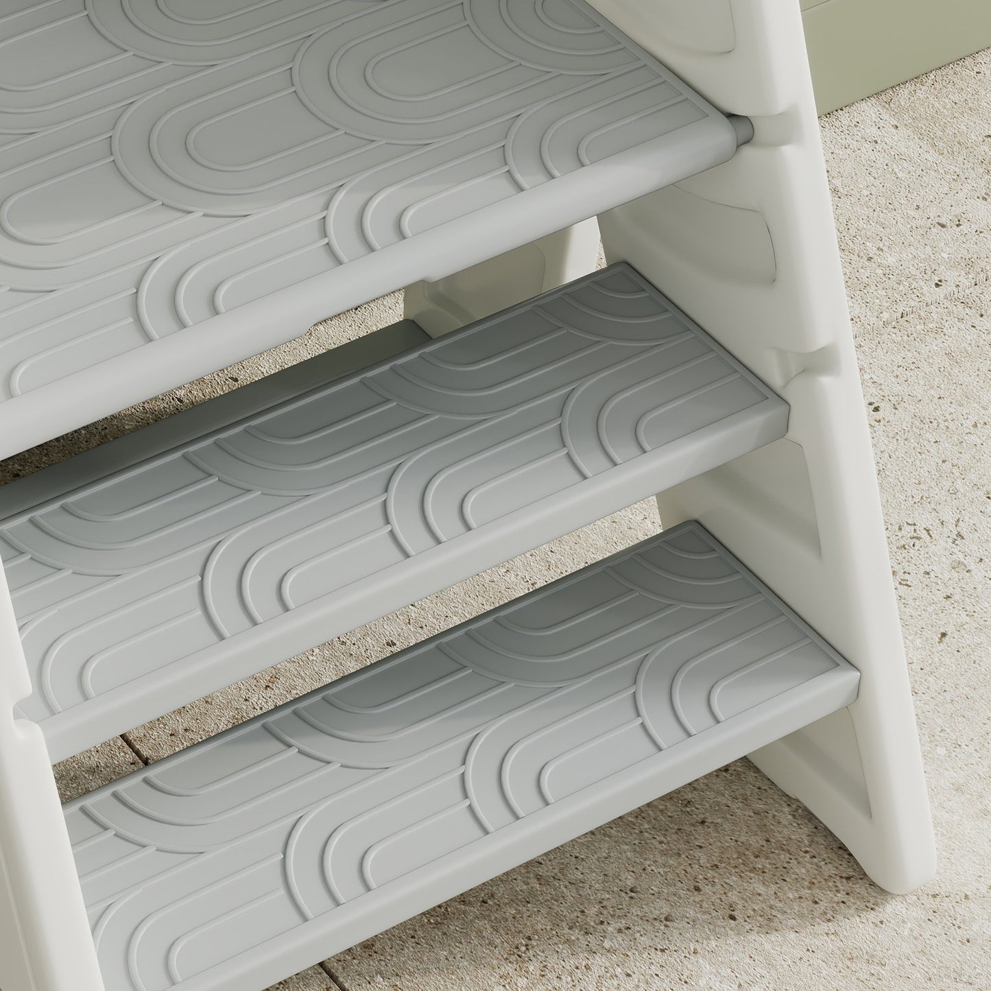 Foldable and Adjustable Kids Step Stool with Handle, Non-Slip