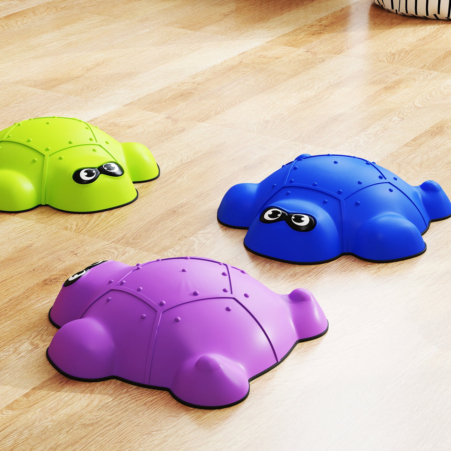 9-Piece Balance Stepping Stones with Non-Slip Edge