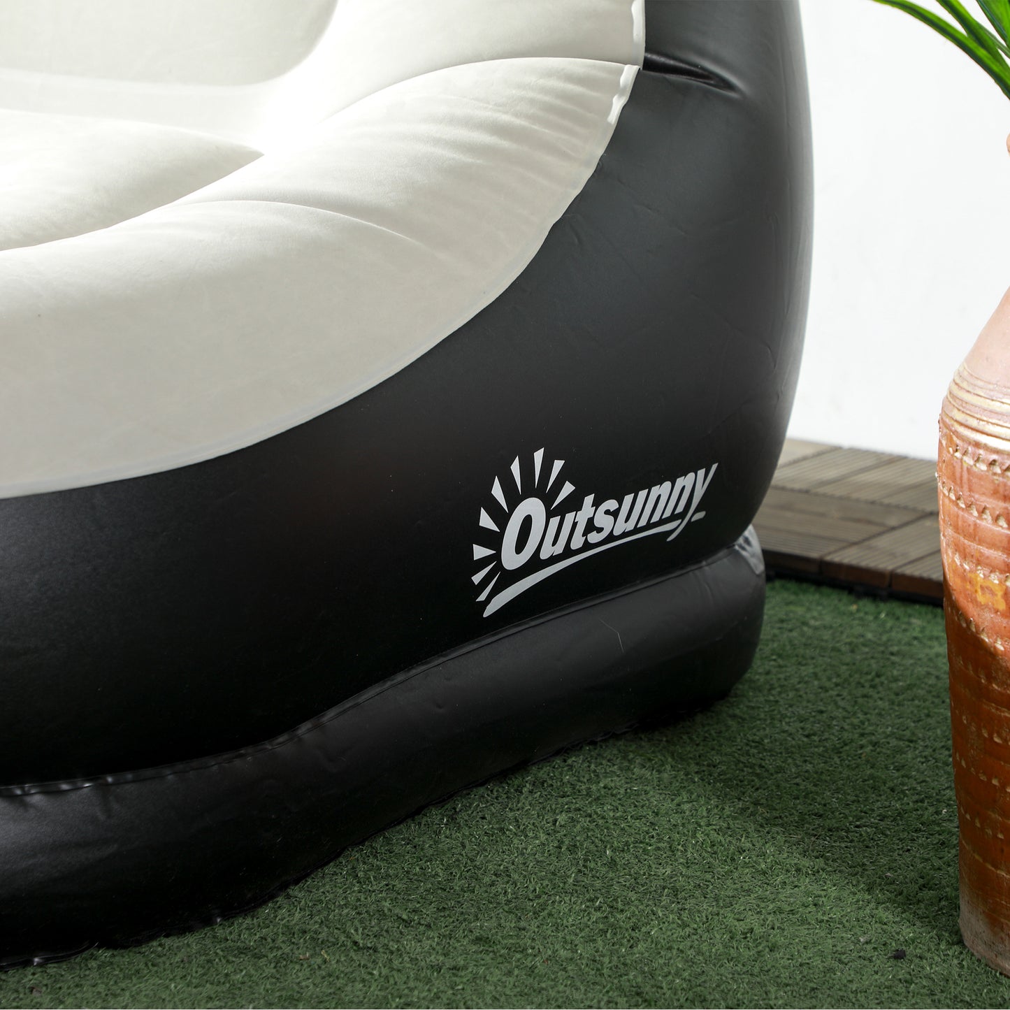Inflatable Tub Chair and Footstool