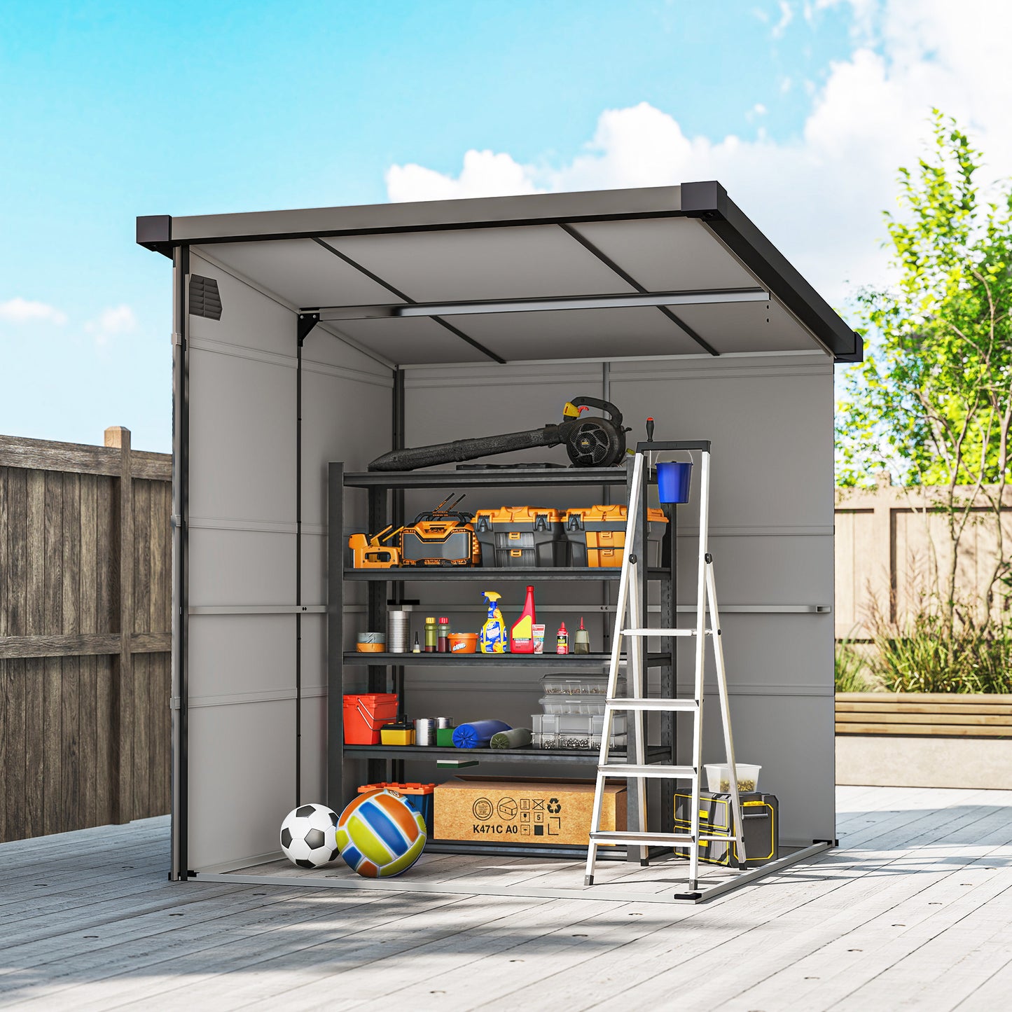 6 x 6ft Outdoor Storage Shed
