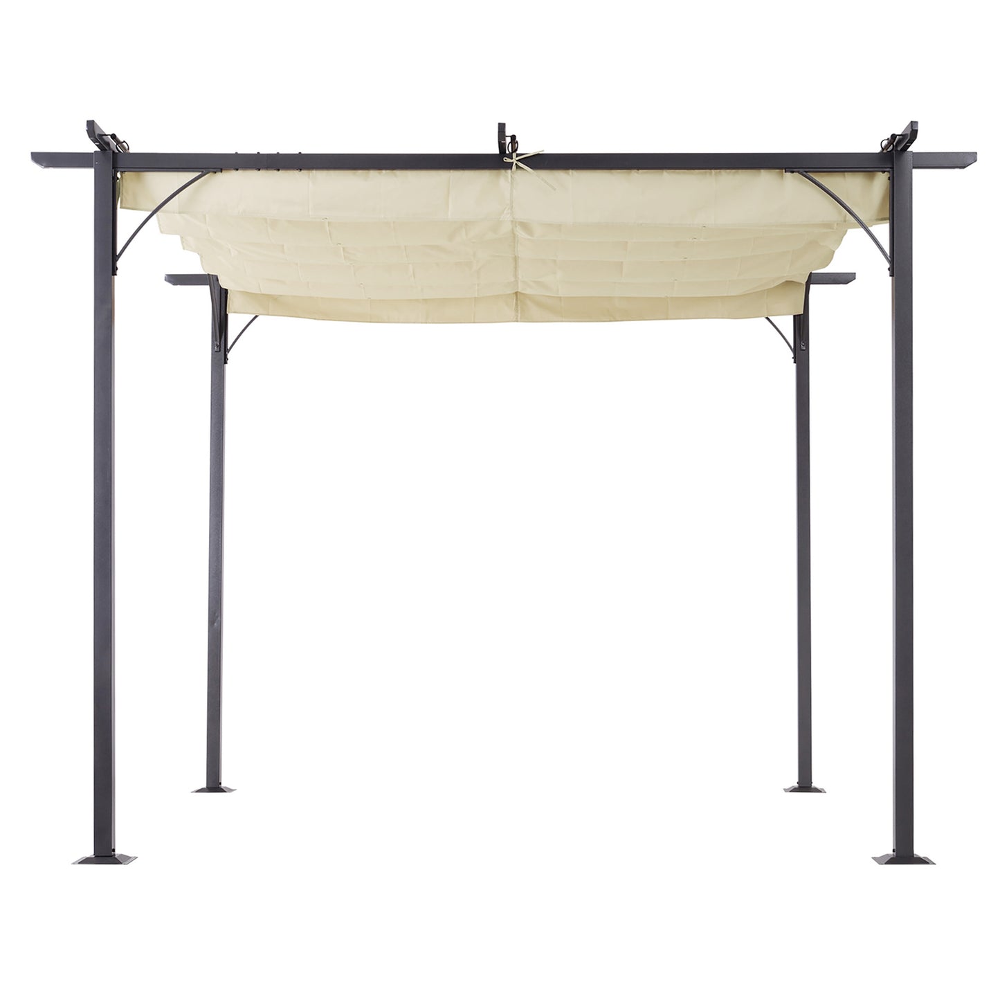 3 x 3(m) Metal Pergola with Retractable Roof