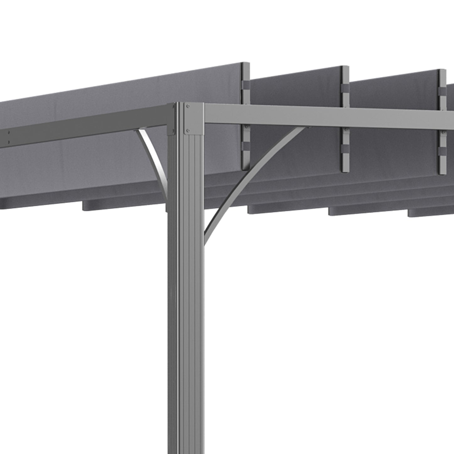 3 x 3(m) Outdoor Pergola with Retractable Roof