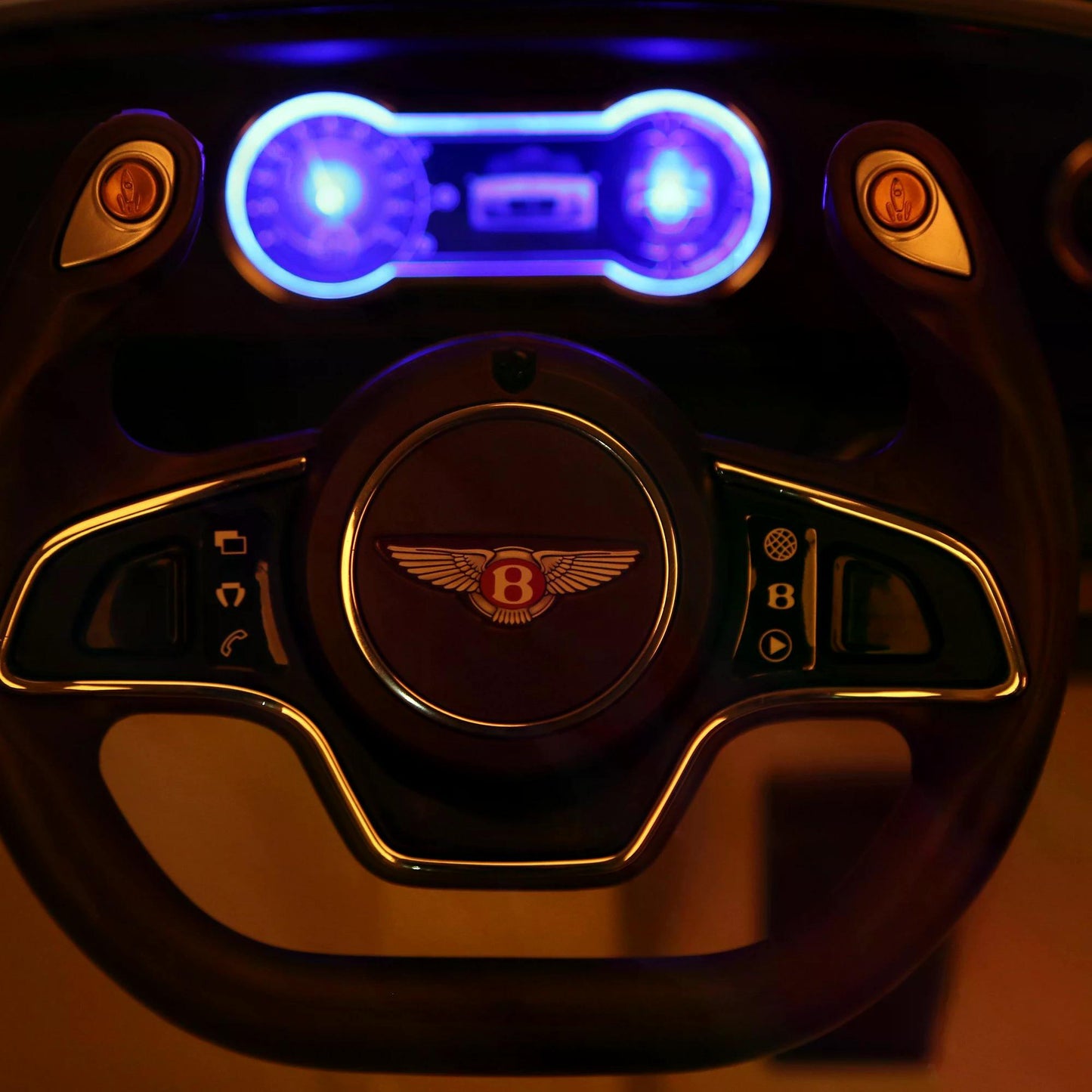 Kids Electric Car Kids Ride on Toys W/ LED Lights