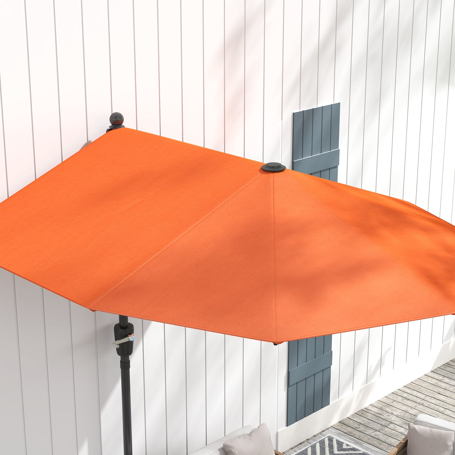2m Half Parasol Umbrella