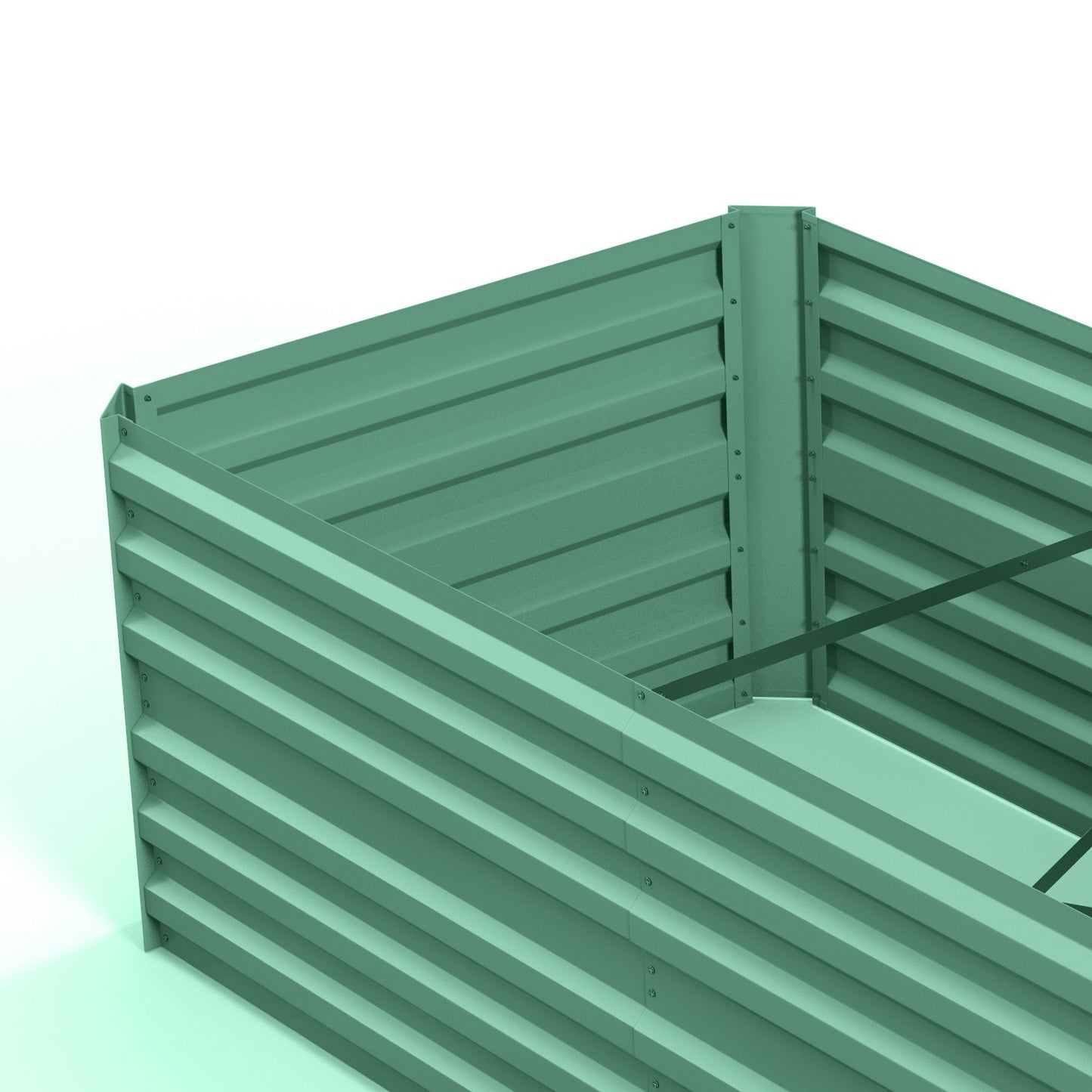 Raised Beds for Garden, Galvanised Steel Outdoor Planters (2)