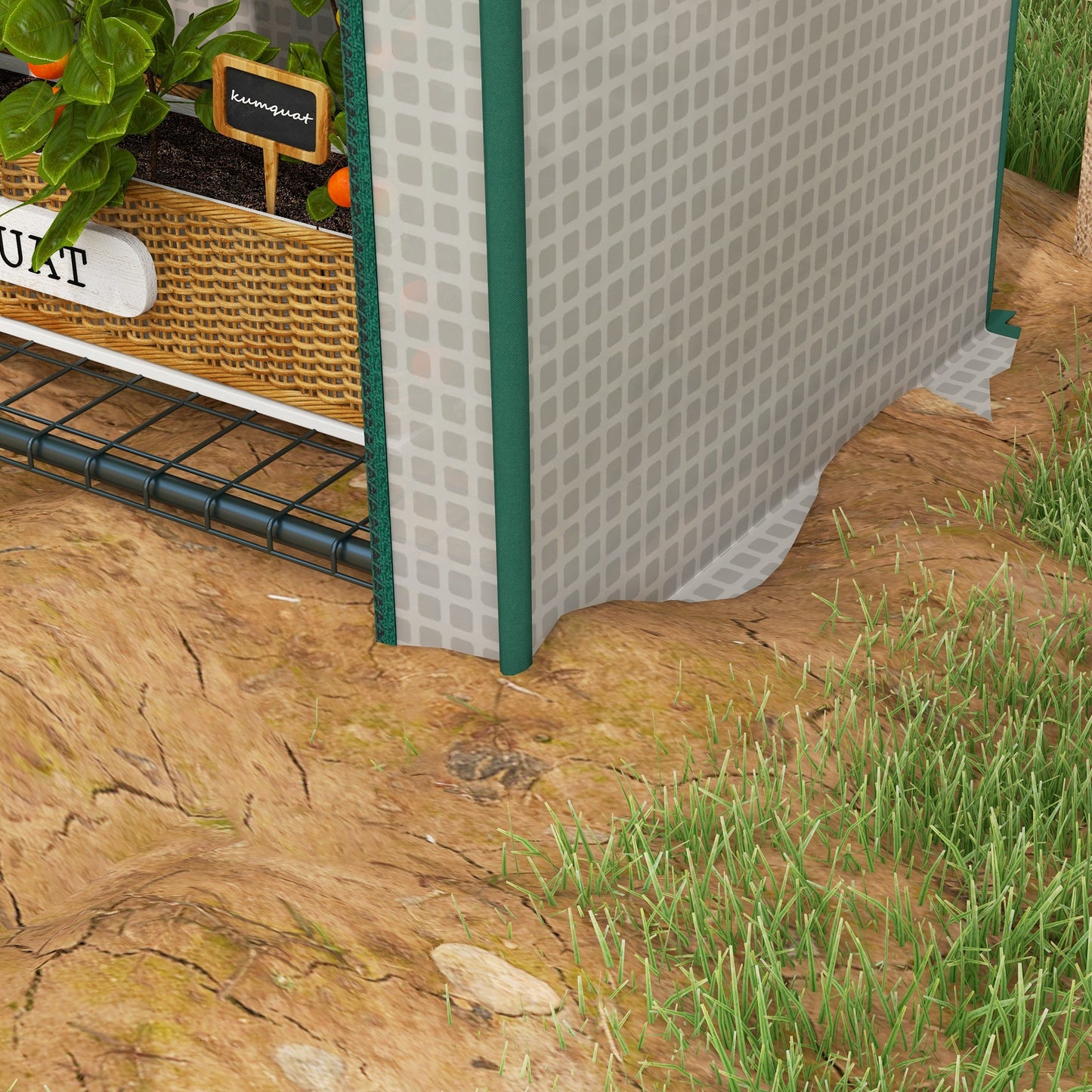 4 Tier Mini Greenhouse for Outdoor