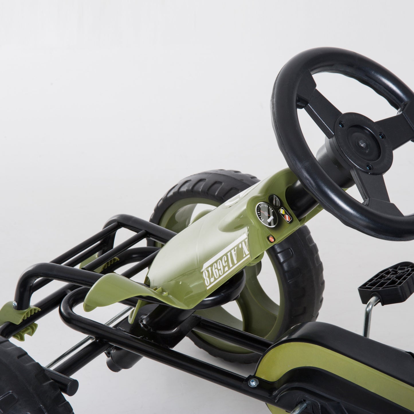Pedal Go Kart, Kids Ride On Racer with EVA Tyres, Manual Clutch