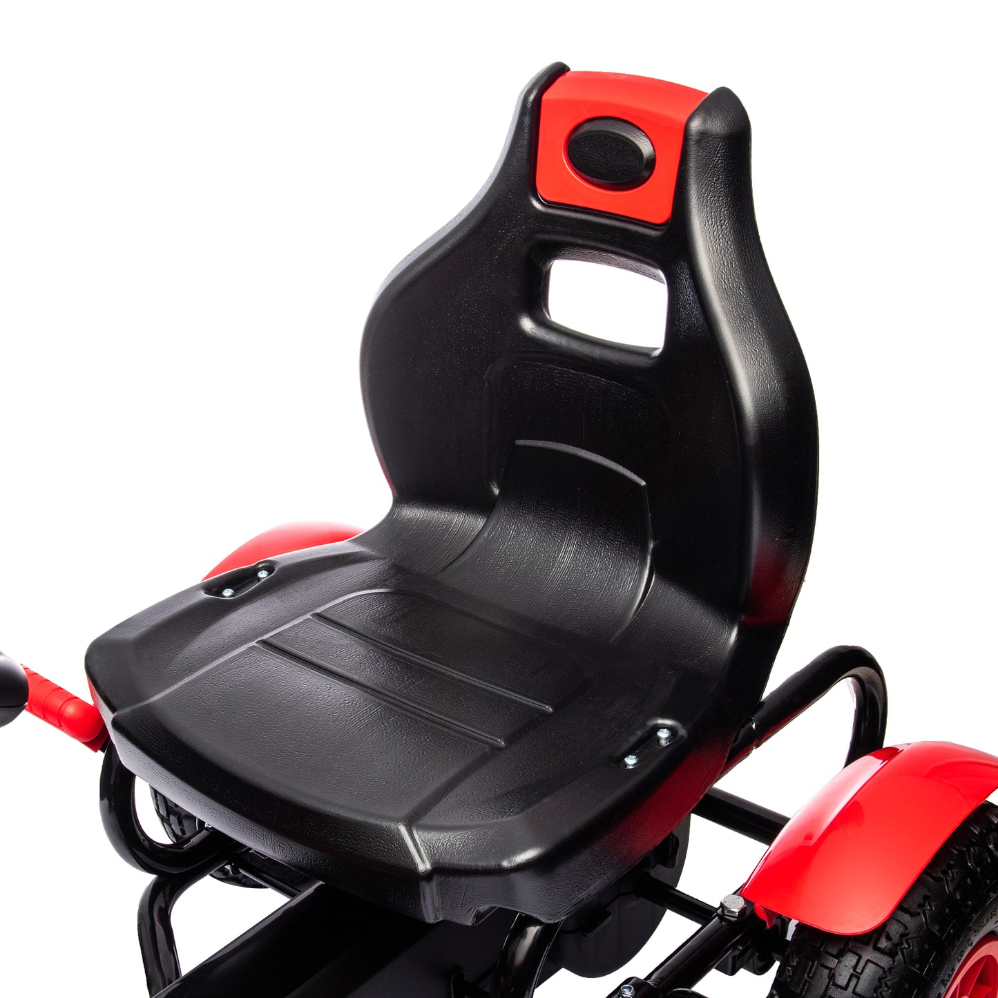 Pedal Go Kart, Kids Ride On Racer with Adjustable Seat