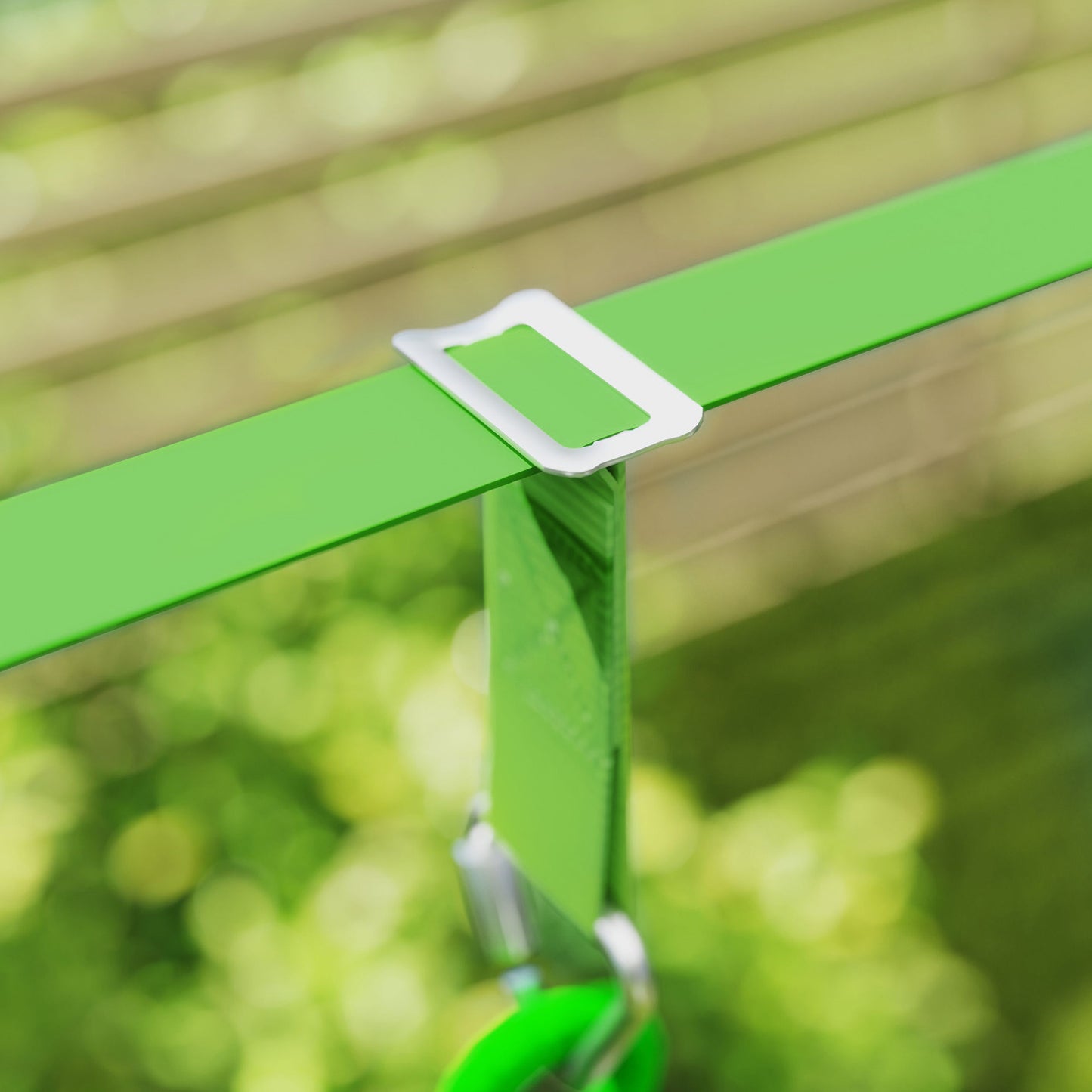 Obstacle course for Kids, with 10-Piece Slackline Kit