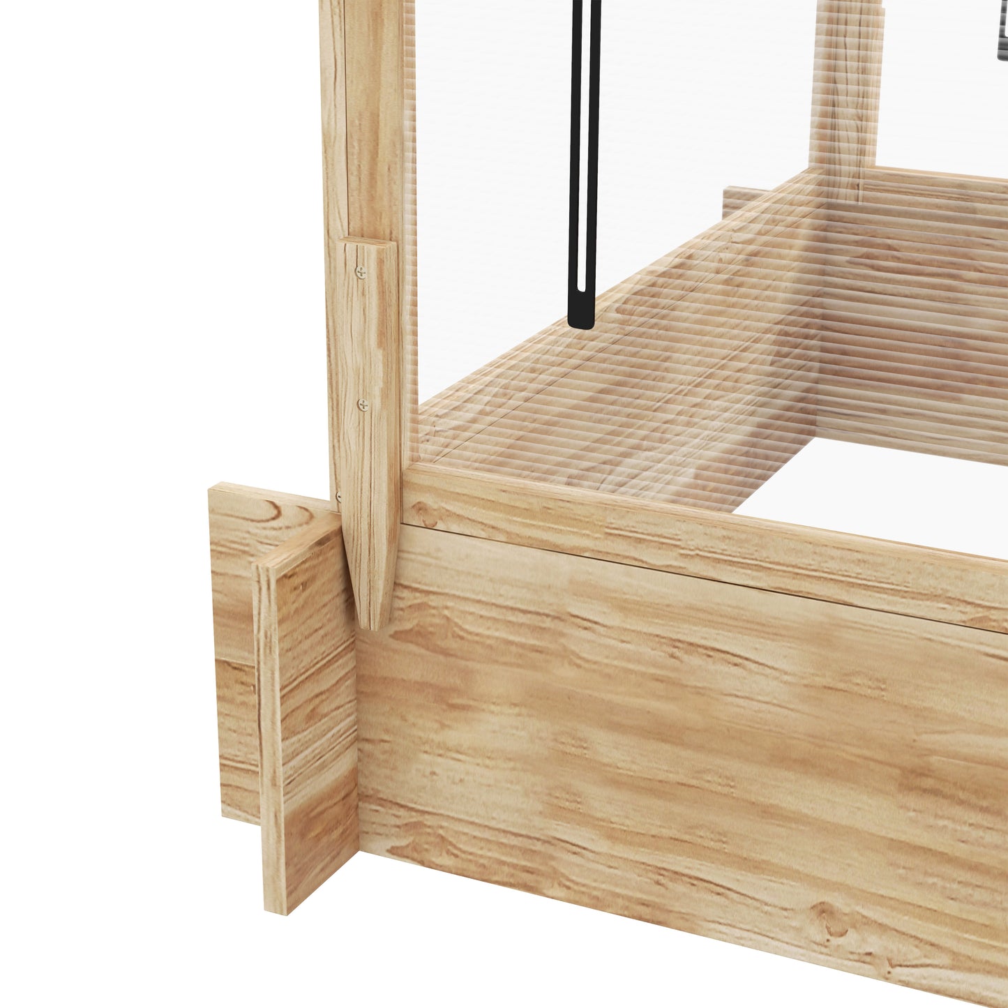 2-In-1 Wooden Greenhouse Planter Box