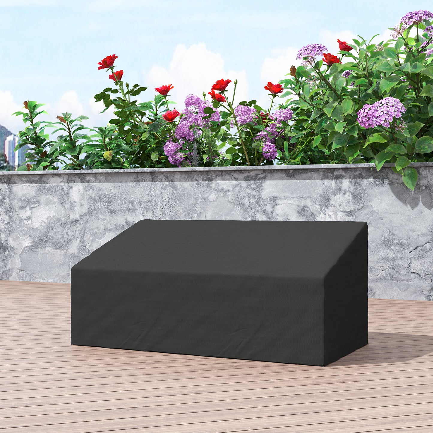 600D Oxford Cloth Garden Furniture Cover Waterproof (1)