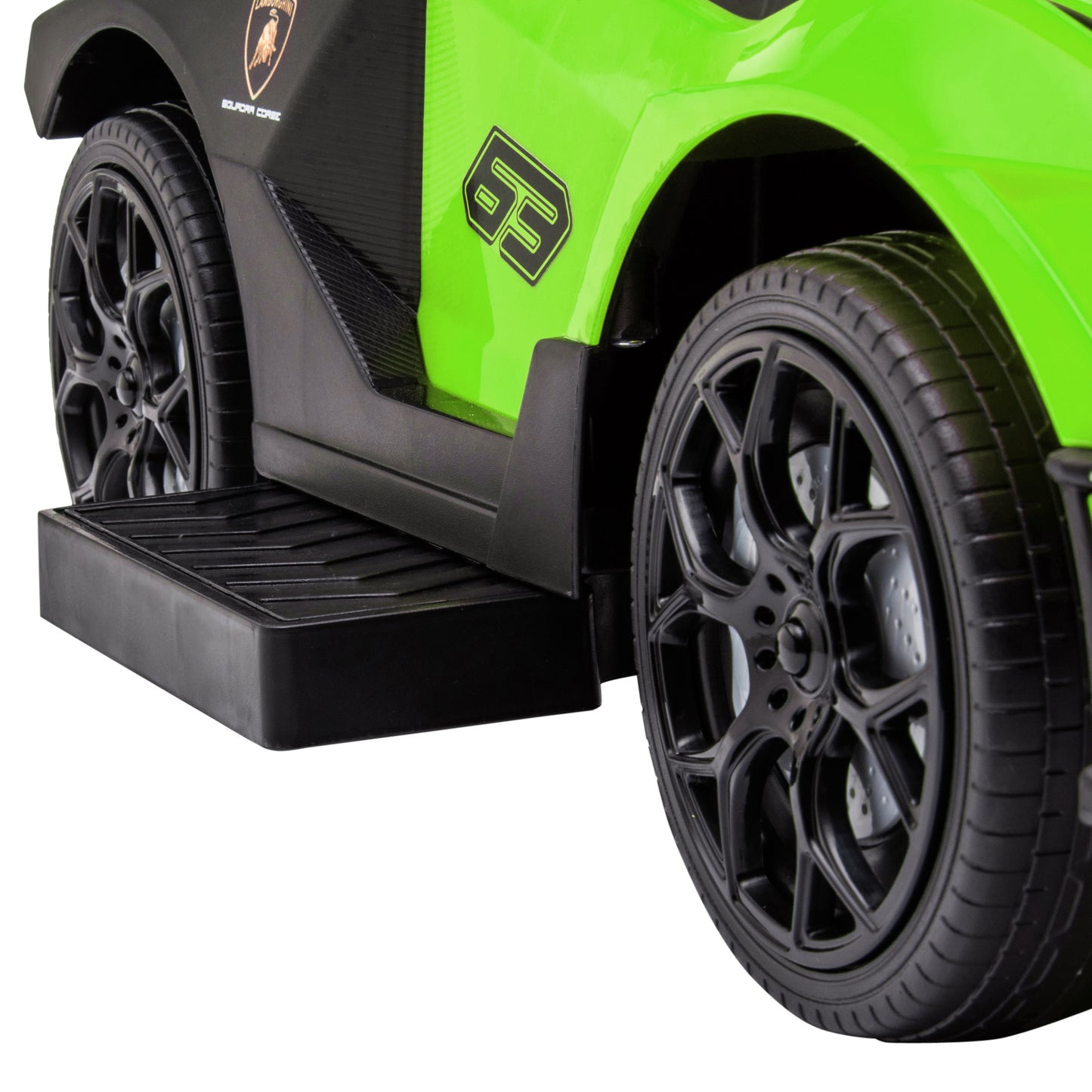 Kids 2-In-1 Lamborghini Ride-On and Stroller, with Horn