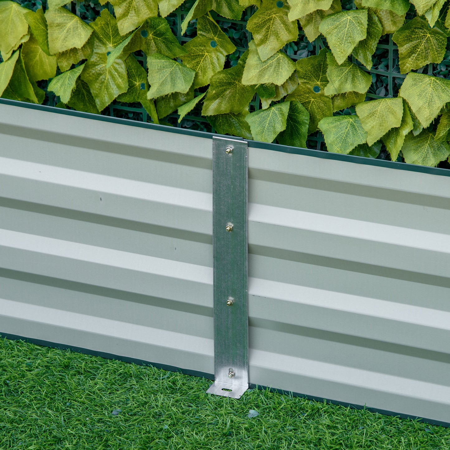 Metal Raised Garden Bed Planter Box Outdoor Planters