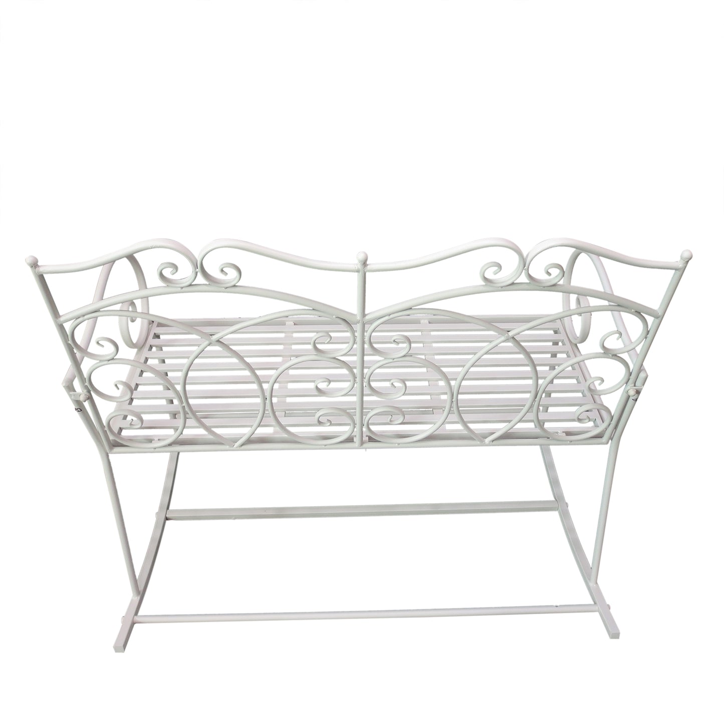 Patio 2 Seater Rocking Bench Steel Garden Outdoor Garden Loveseat