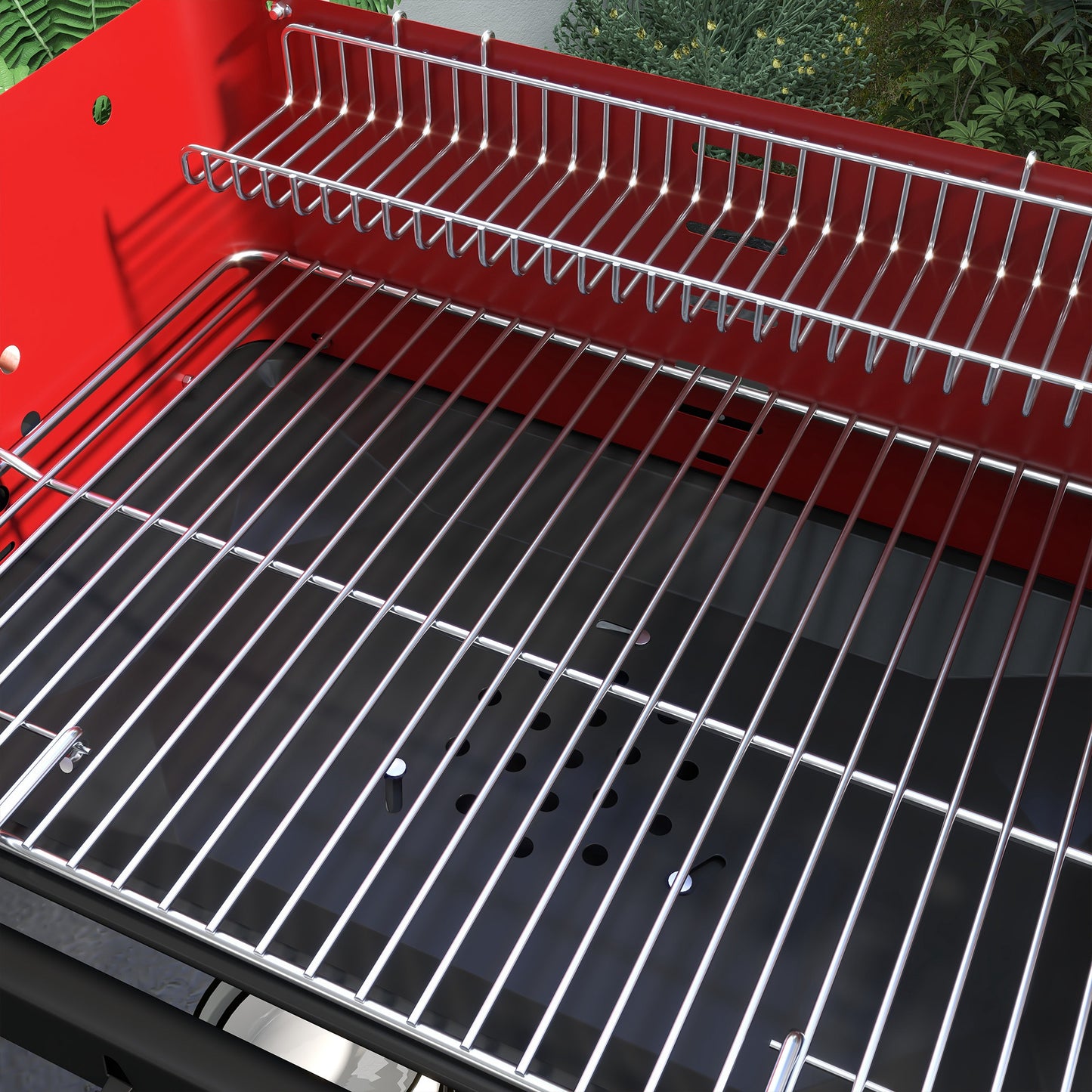 Charcoal BBQ, with Five Position Grill Grate