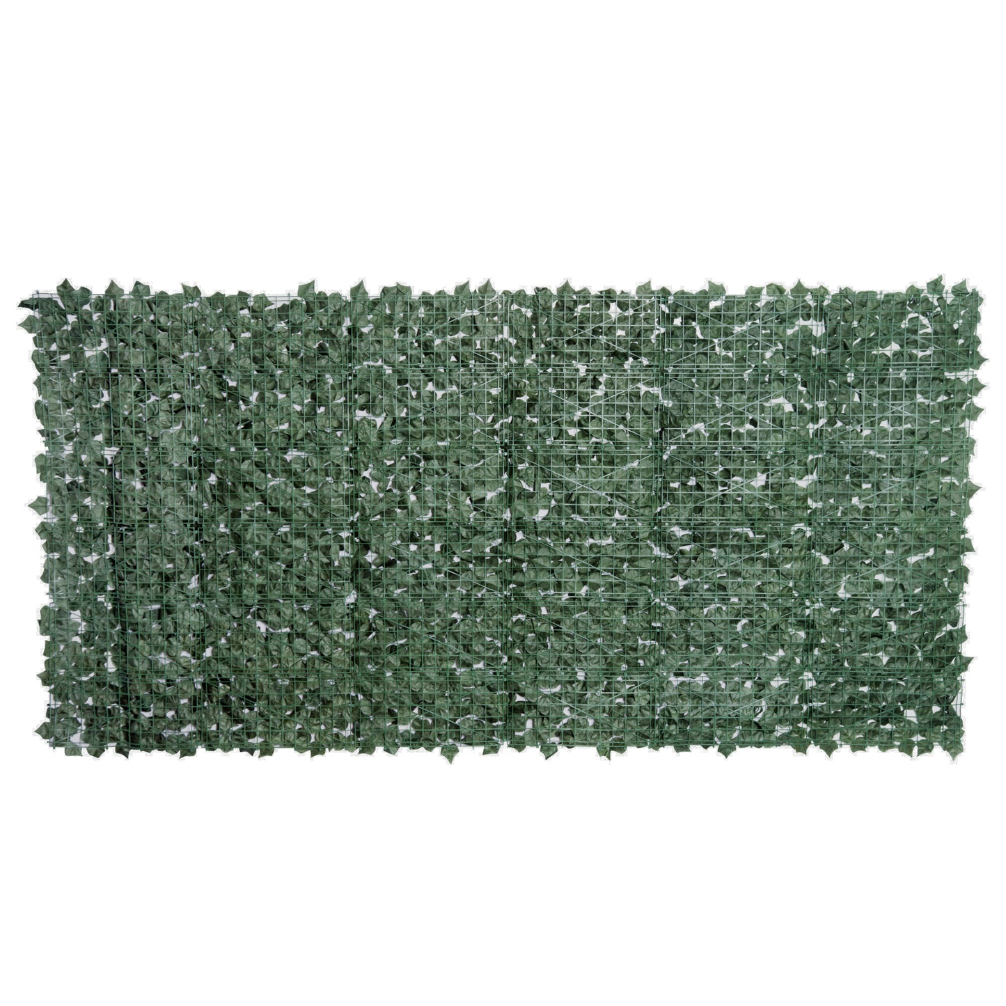 1-Piece Artificial Leaf Hedge Screen Privacy Fence Panel