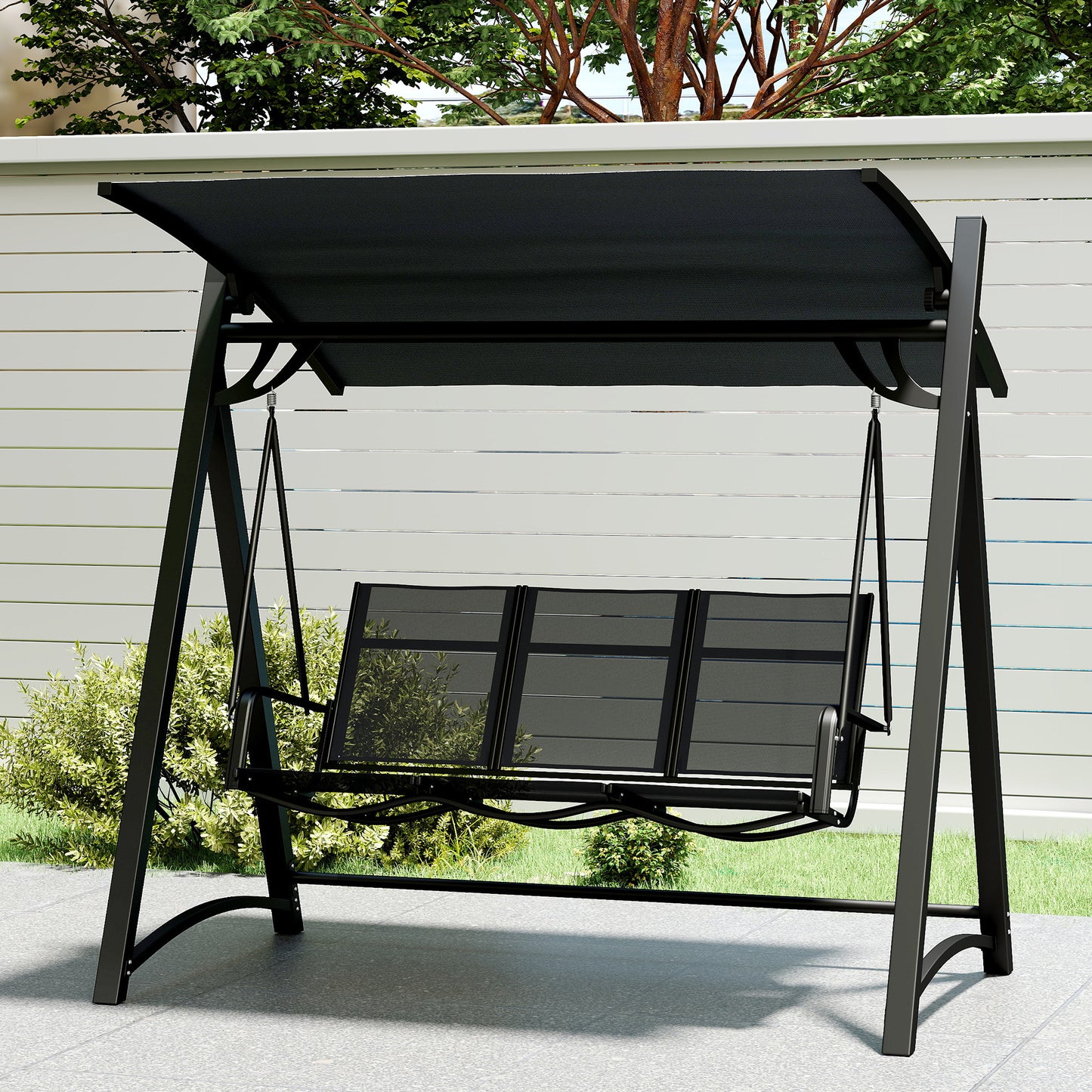 3 Seater Swing Chair, Garden Swing Bench (1)