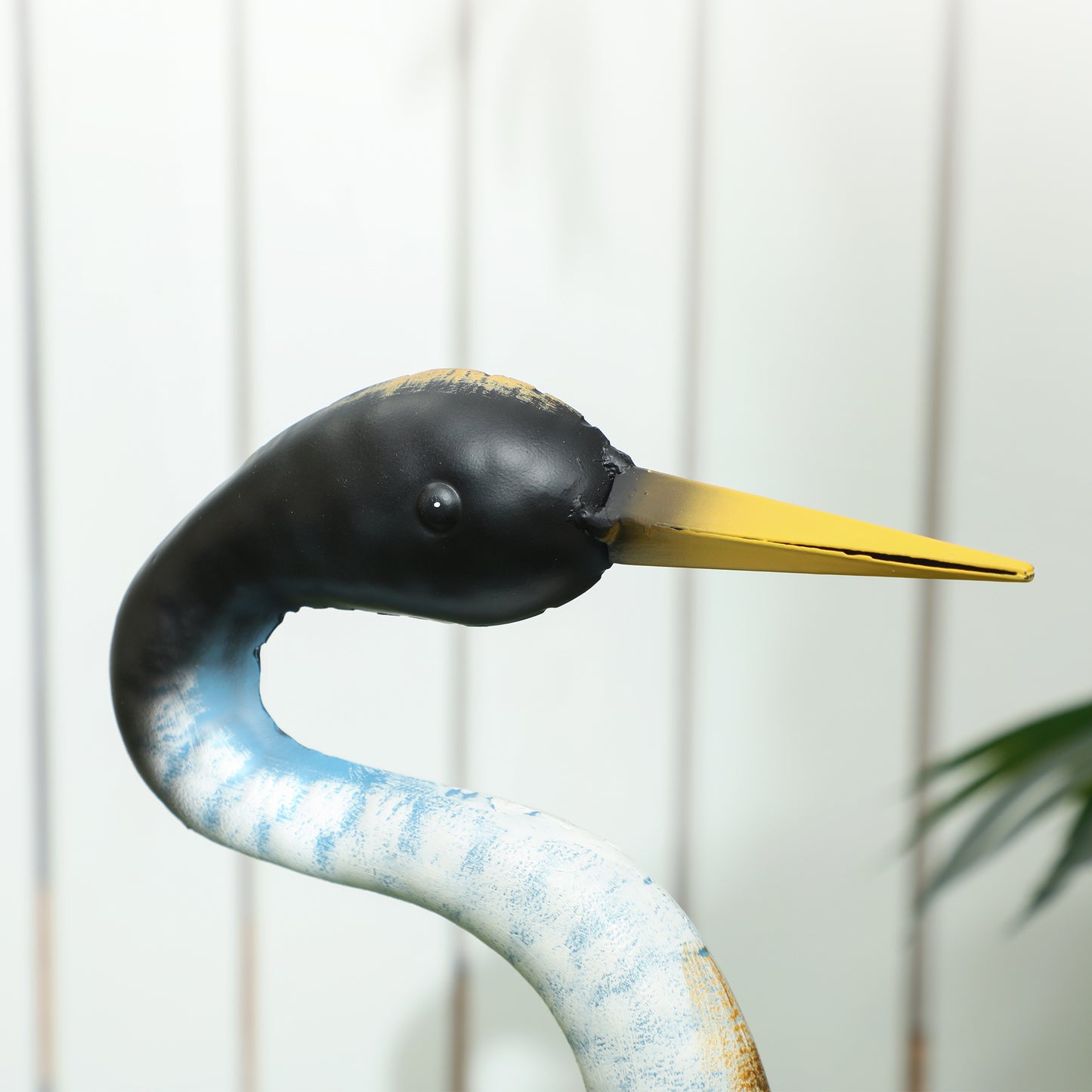 Heron Garden Statue, Standing Garden Ornament (1)
