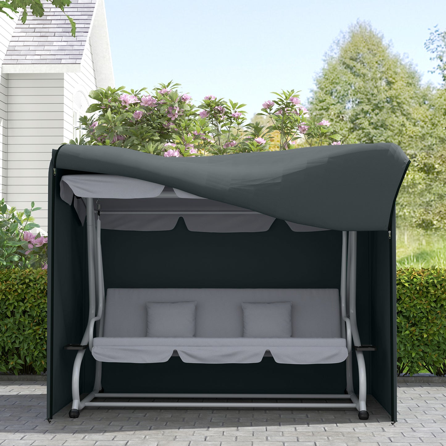 220 x 125cm Three-Seater Swing Chair Protective Cover