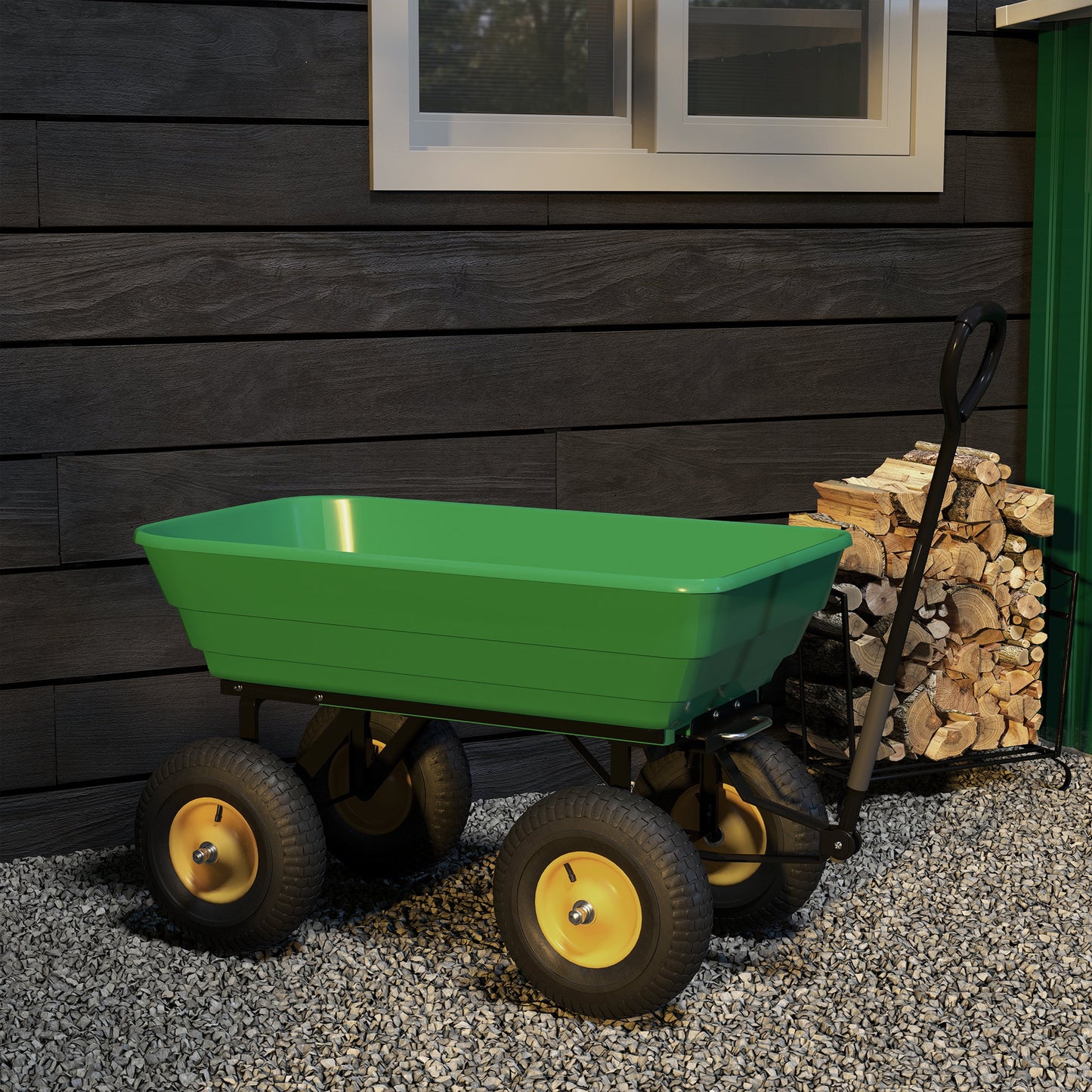 75 Litre Large Garden Cart