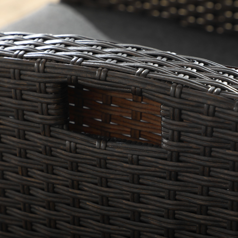 Outdoor Recliner Chair with Adjustable Backrest and Footrest (1)