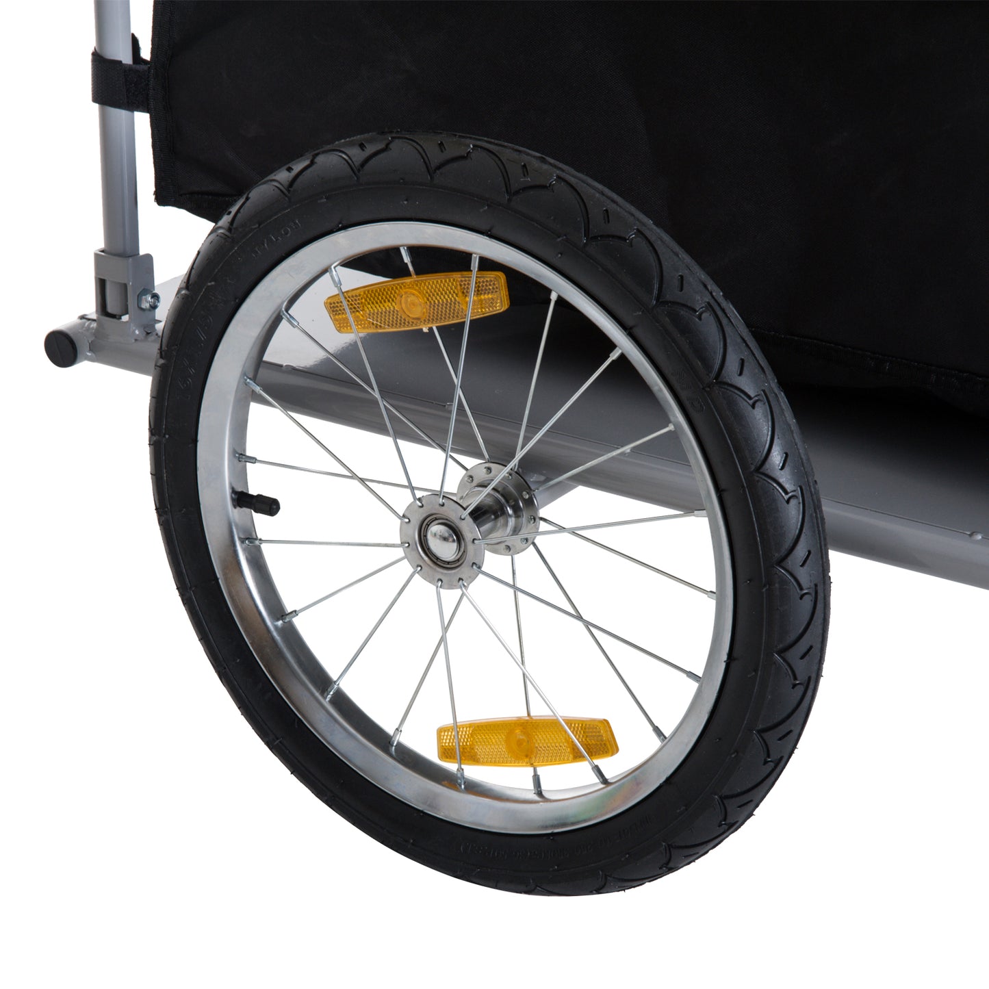 Two-Wheel Bicycle Large Cargo Wagon Trailer Oxford Fabric