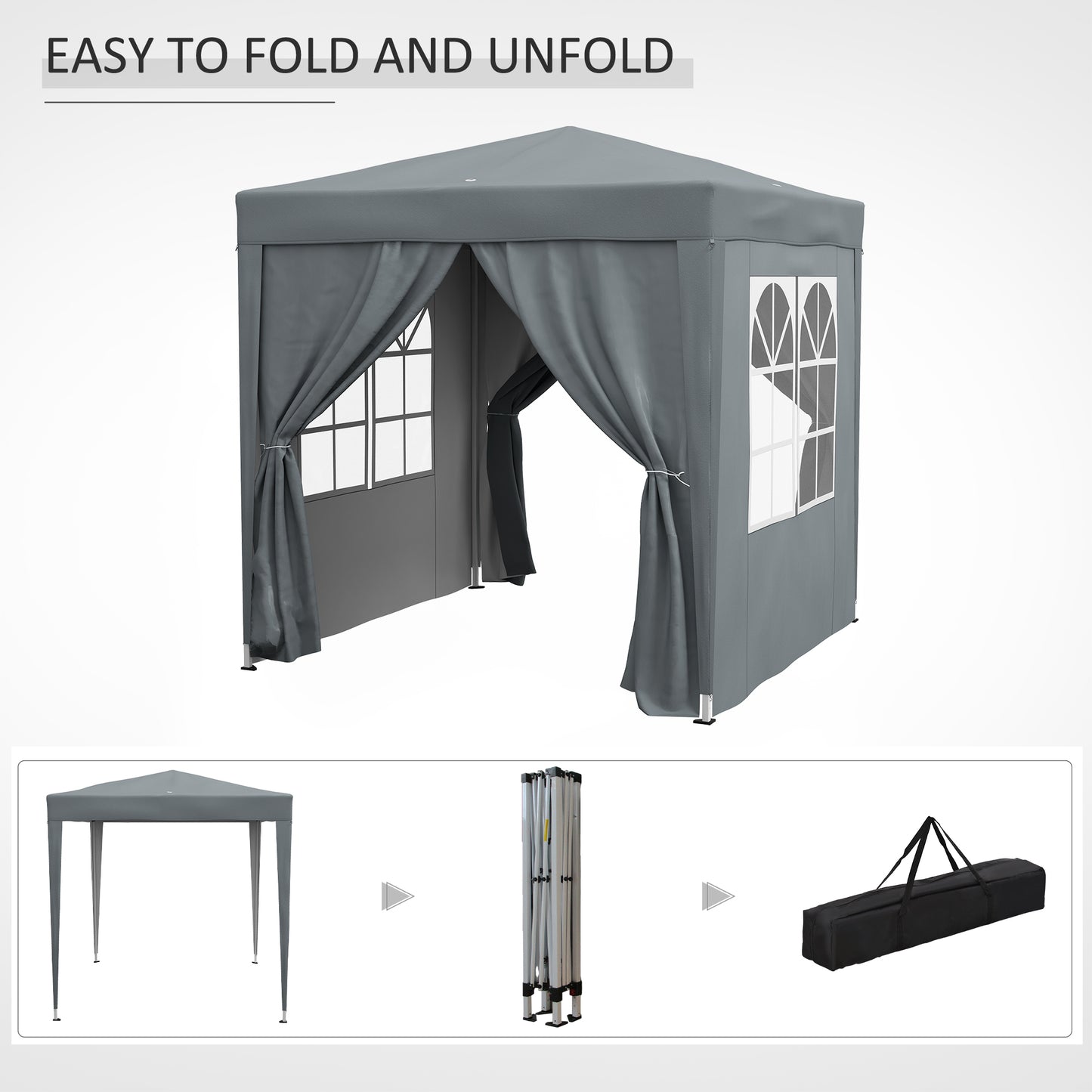 Garden Pop Up Gazebo Marquee Party Tent Canopy
