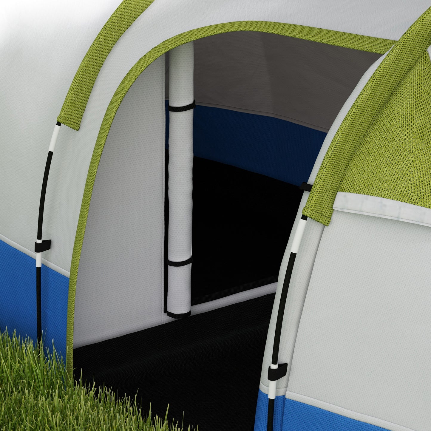 Three Man Two-Room Tent, with Porch and Accessories