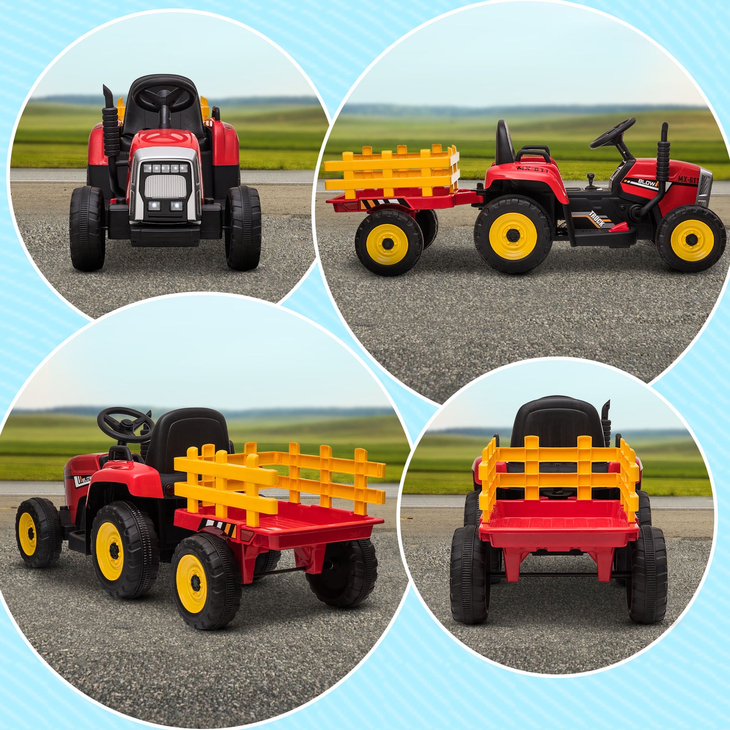 Ride On Tractor, Battery Powered Electric Car