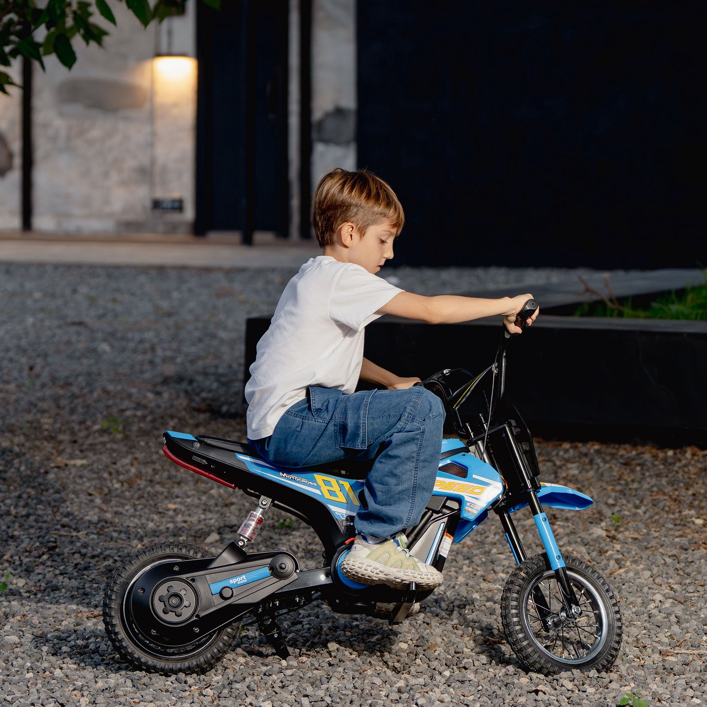 Kids Electric Motorbike 3 Gearboxes Speed Ride on Motorcycle (1)