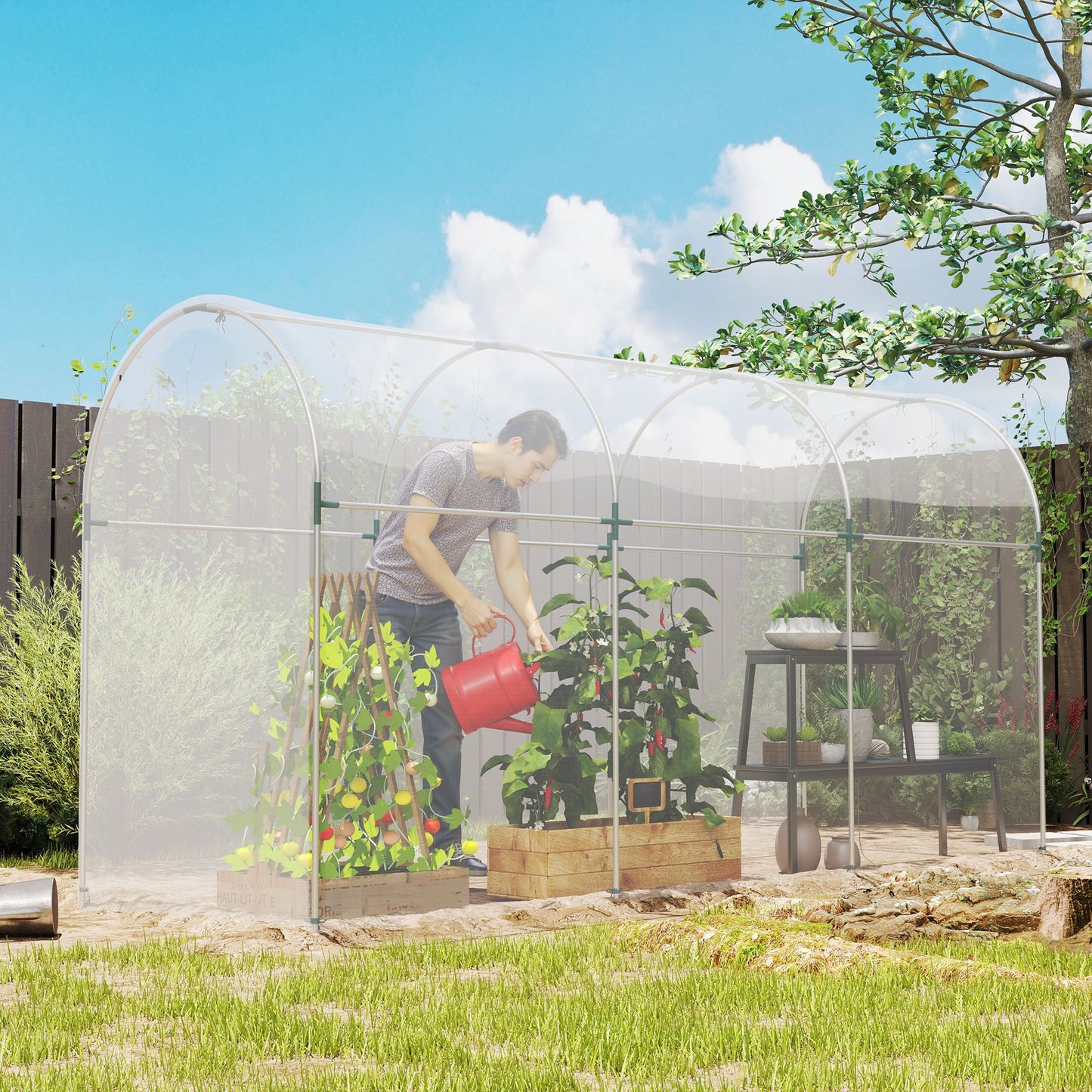 6 X 10m Heavy Duty (150um/6mil) Polypropylene Greenhouse Cover