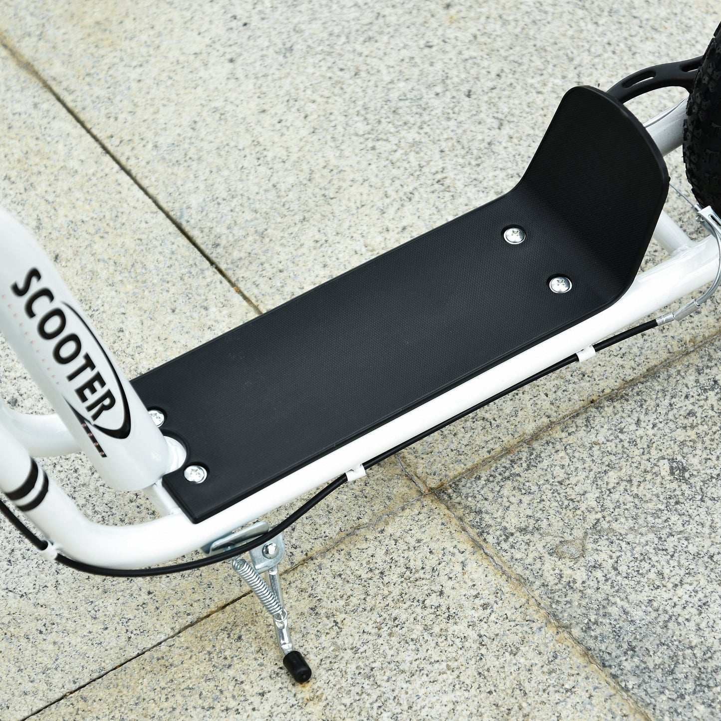 Dual Brakes 12" Metal frame Kick Scooter adjustable