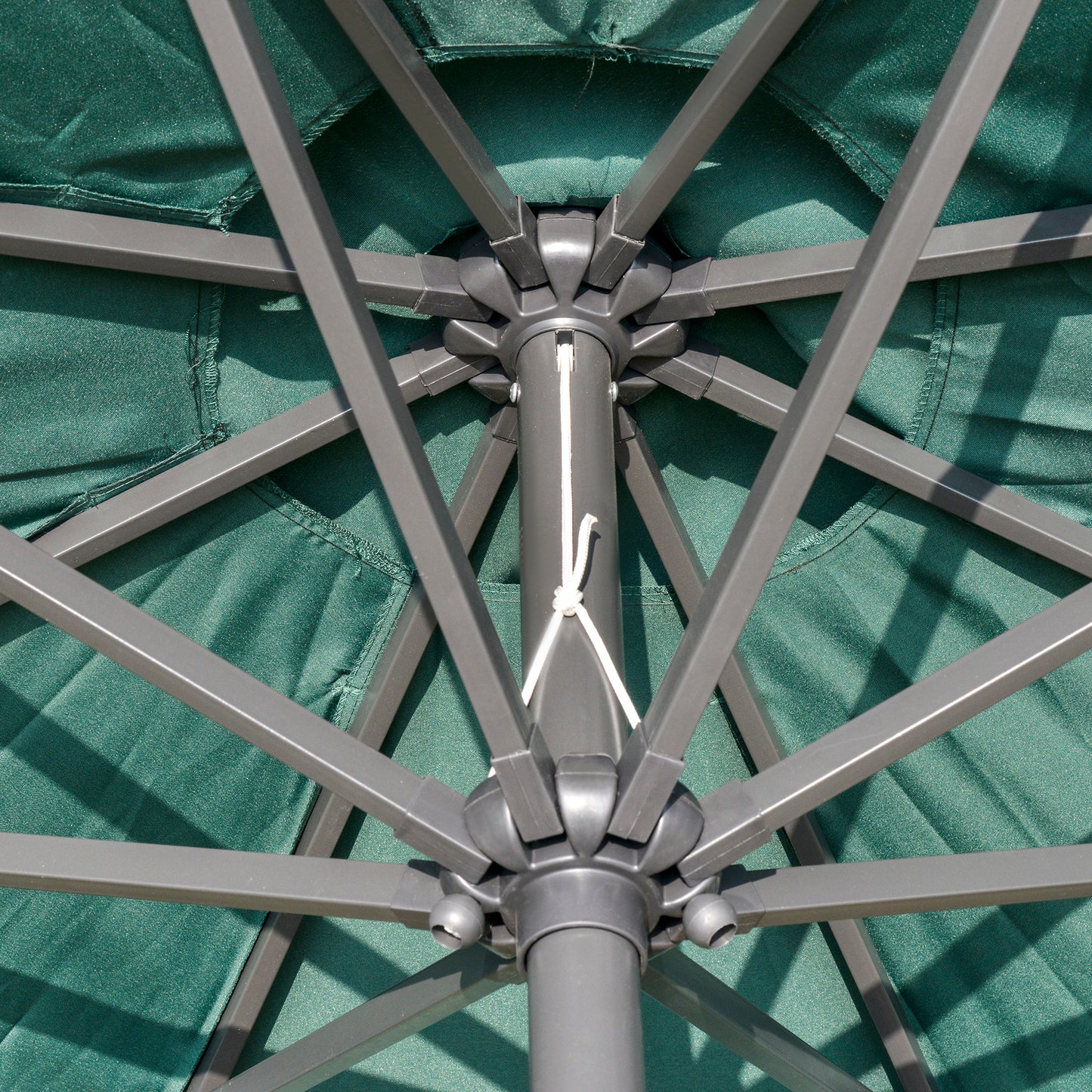 2.7m Patio Garden Umbrella Outdoor Parasol with Tilt Crank (2)