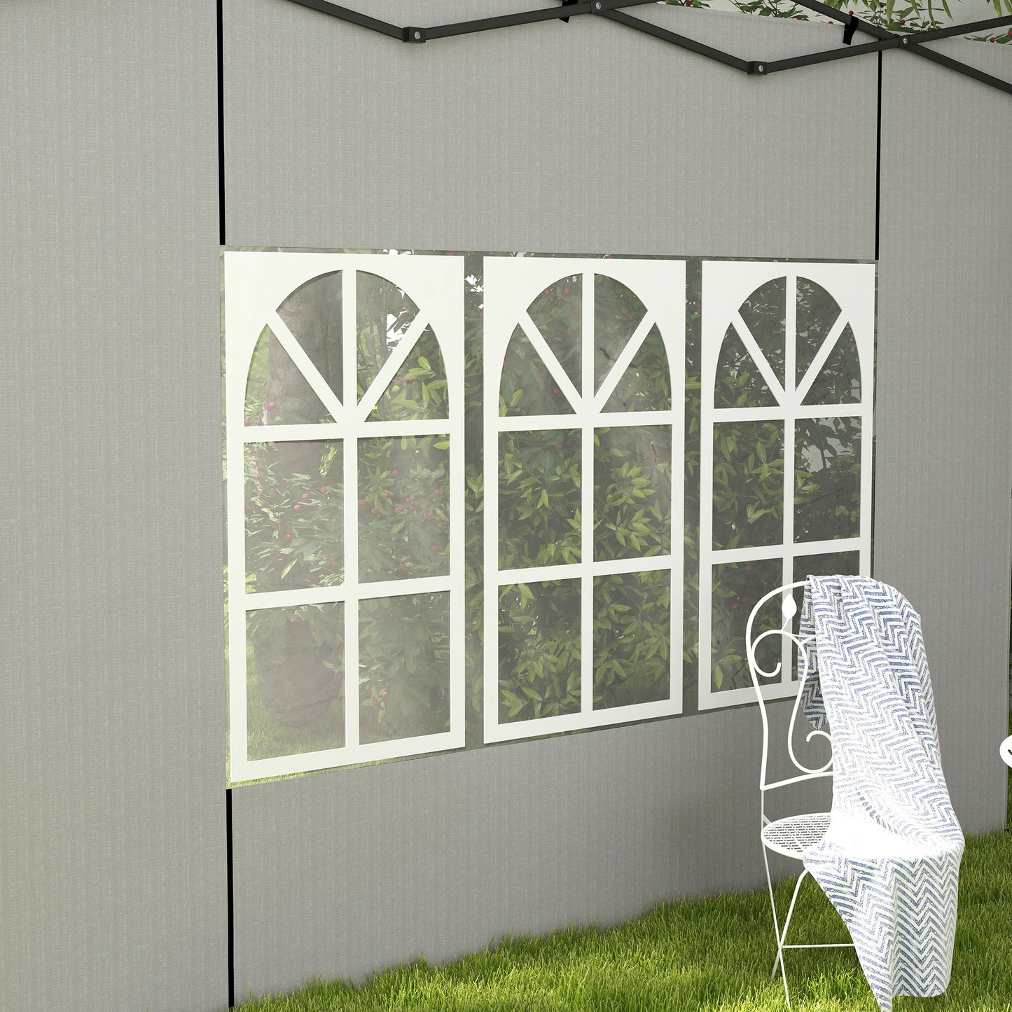 Gazebo Side Panels, Sides Replacement with Window (1)